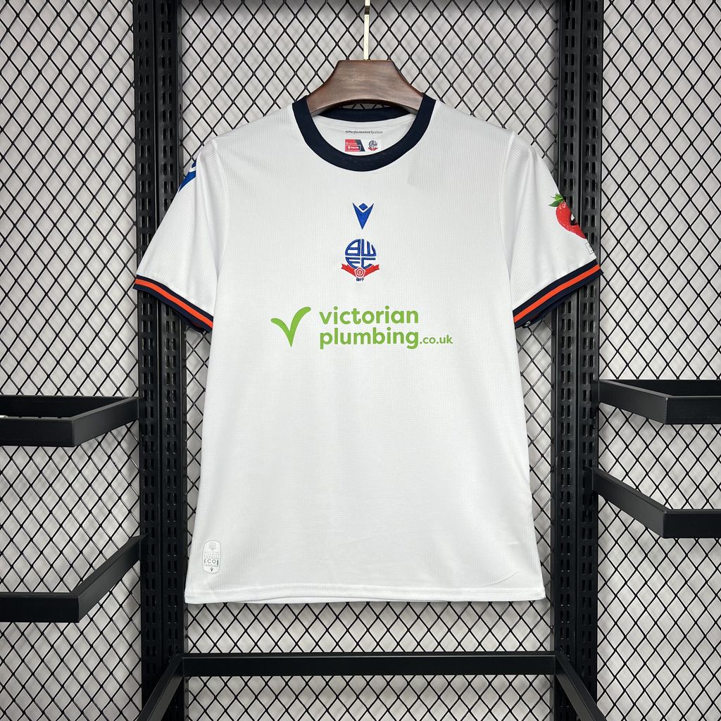 Bolton Wanderers 24-25 Home Stadium Jersey - Fans Version - ReplicasJersey