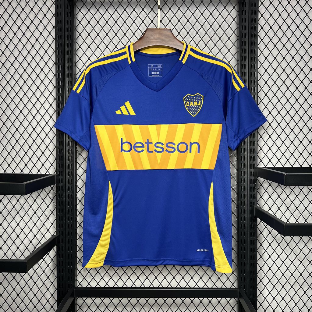 Boca Juniors 24-25 Home Stadium Jersey - Fans Version - ReplicasJersey