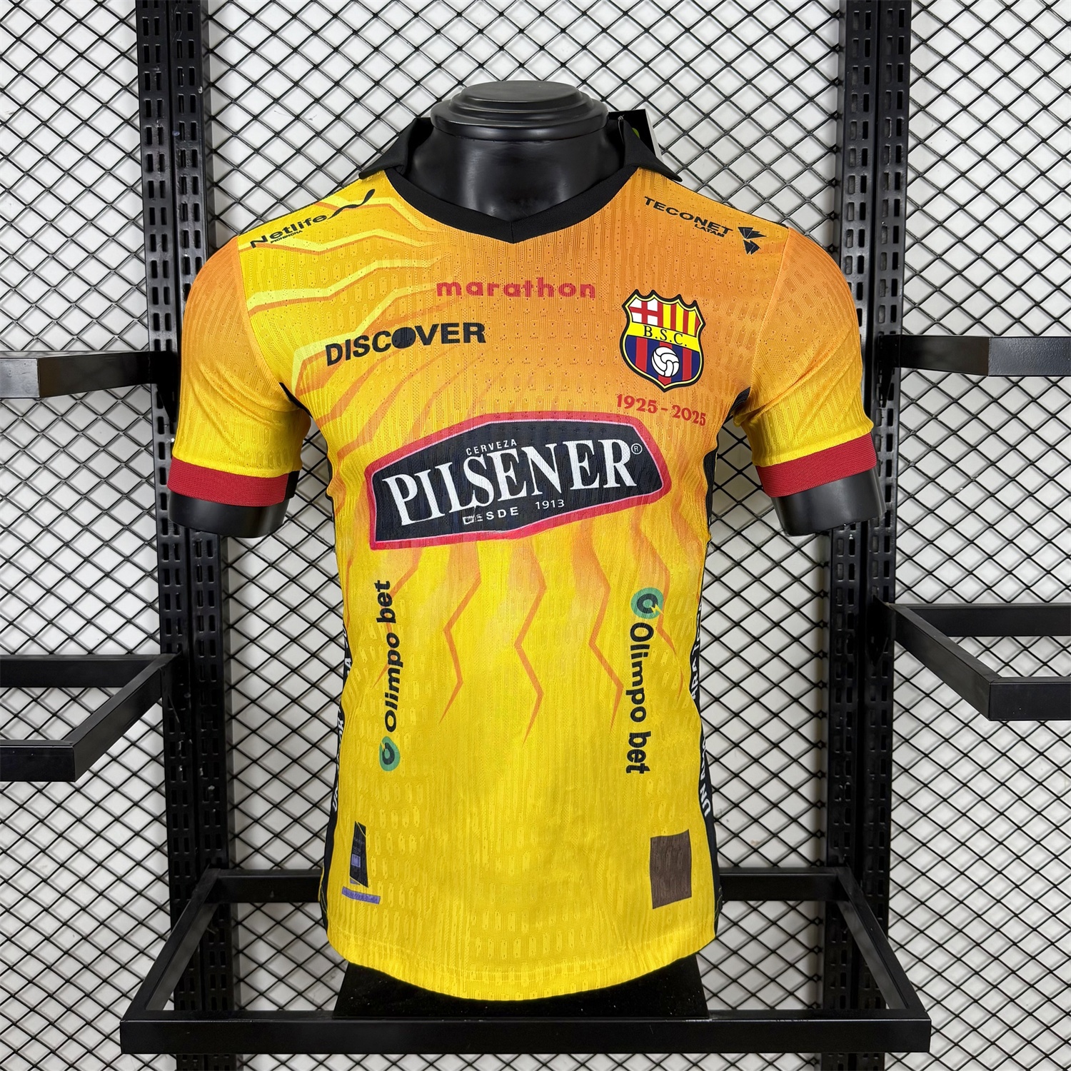 Barcelona Sporting Club 2025 Centennial Jersey - Player Version - ReplicasJersey