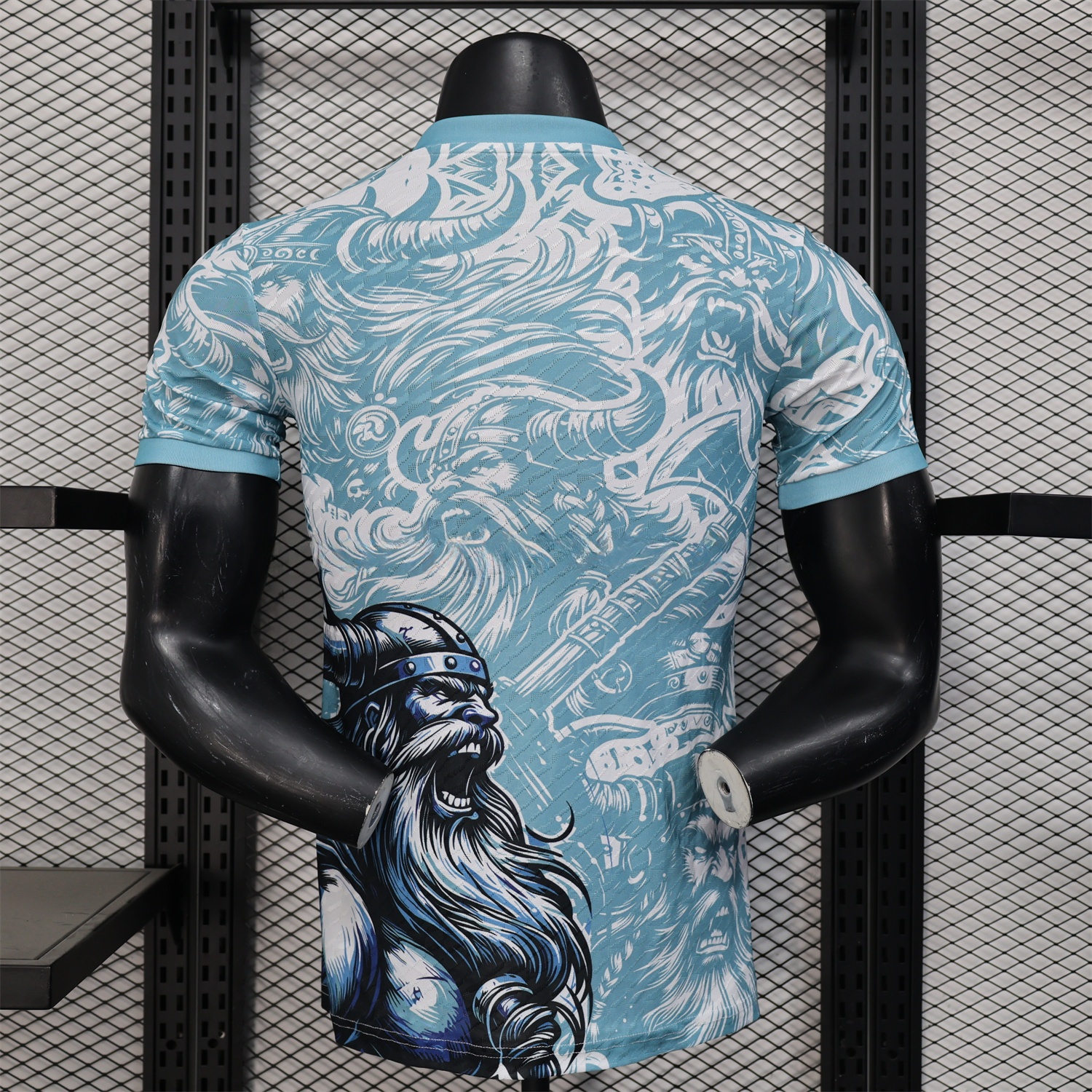 Real Madrid 25-26 Blue Viking Roar Special Edition Jersey - Player Version - ReplicasJersey