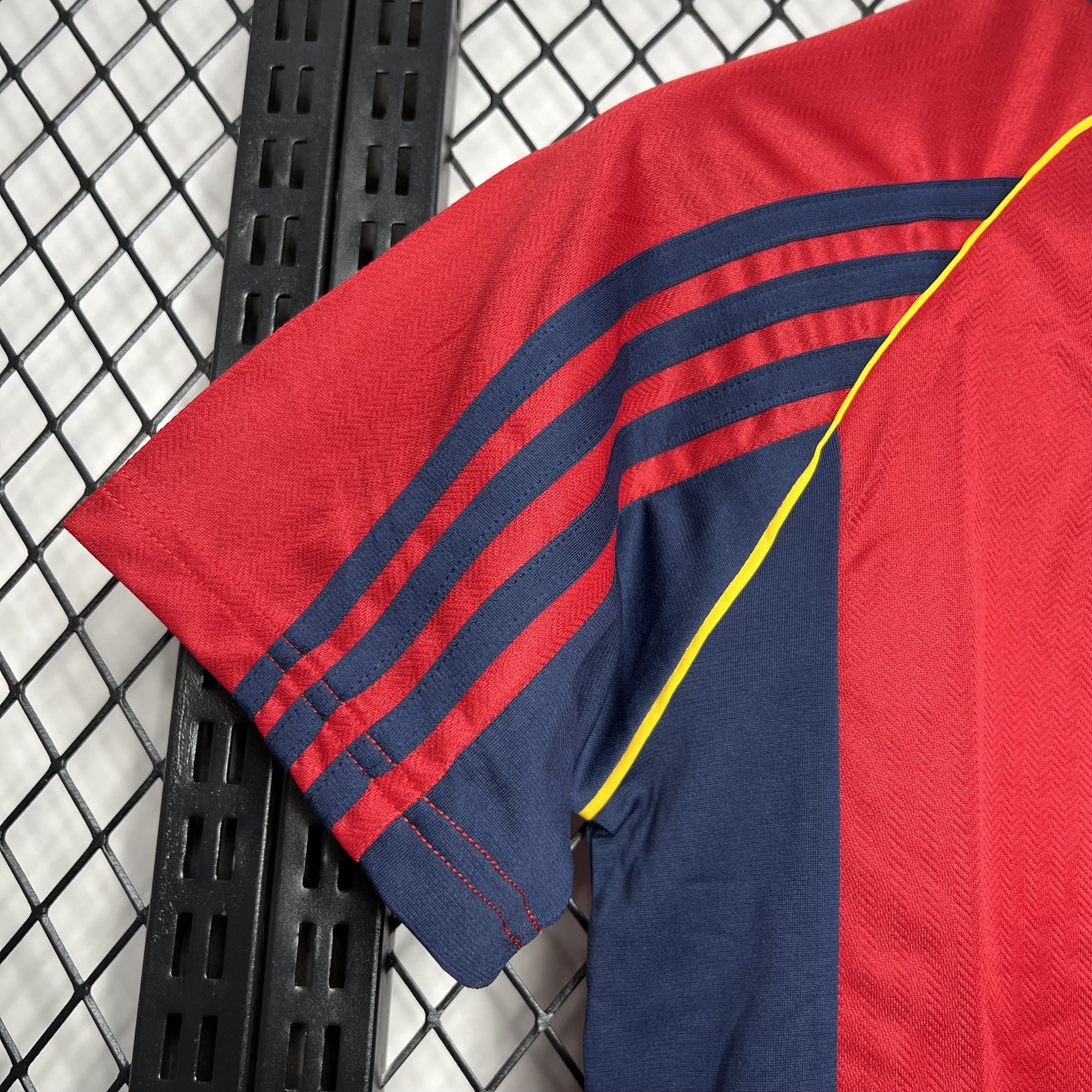Retro Spain 1998 Home Stadium Jersey - ReplicasJersey