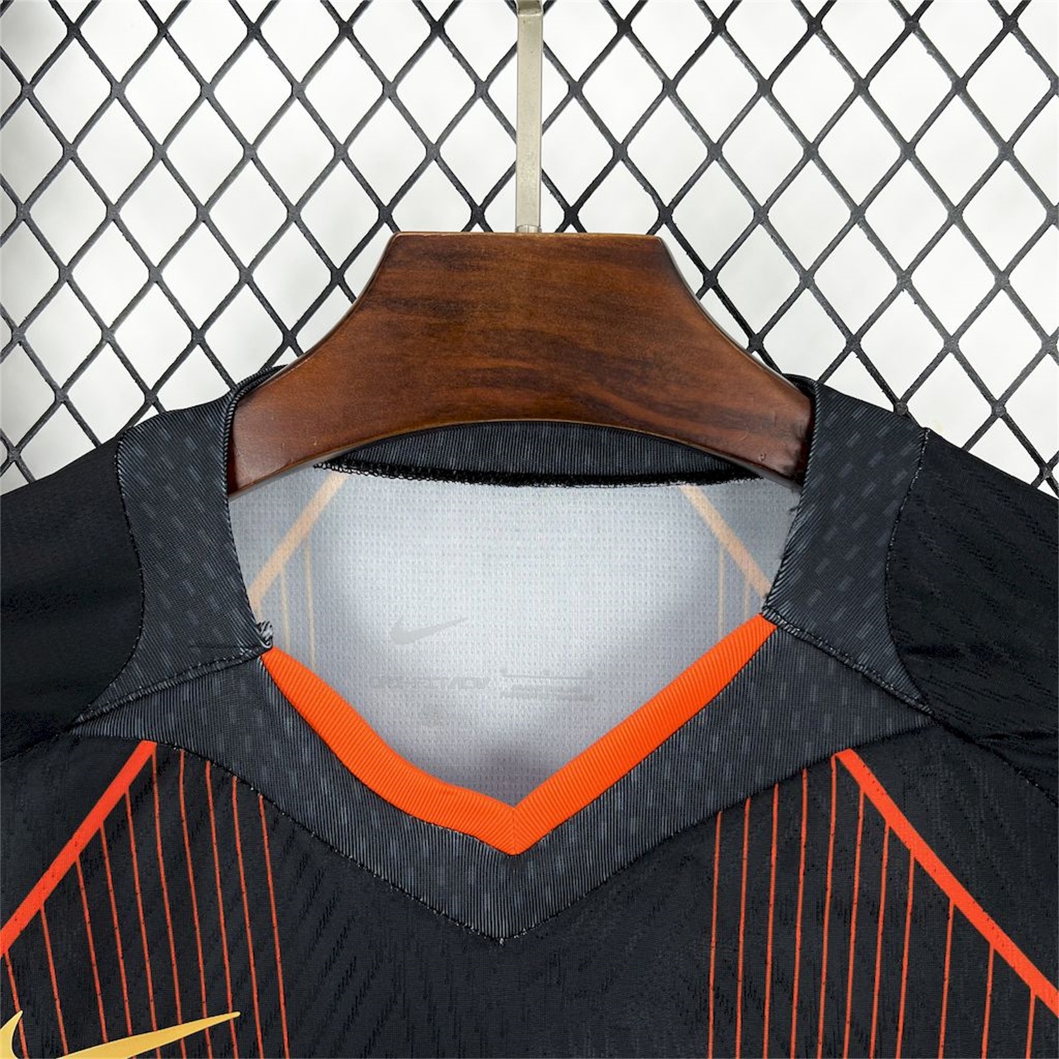 B.A.R.S.A 25-26 T90 Orange Lines Black Special Jersey - Fans Version - ReplicasJersey