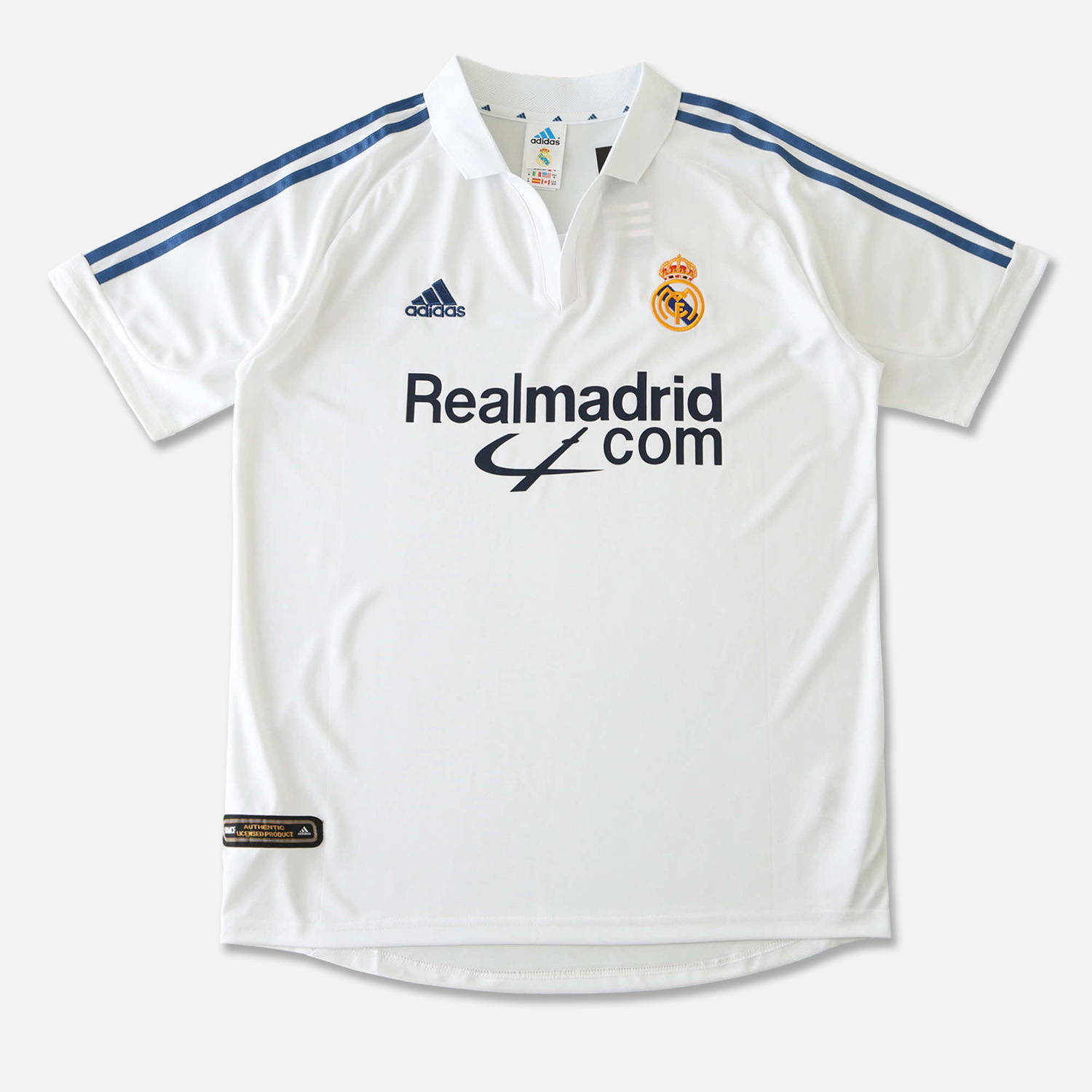 Retro Real Madrid 2001-02 Home Jersey - ReplicasJersey