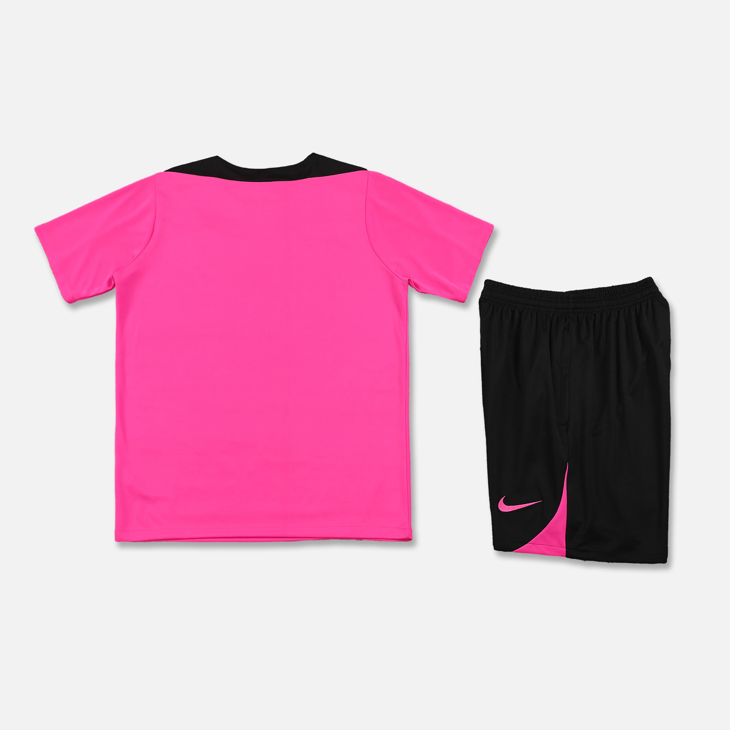 CHELSEA 24-25 Short-Sleeve Training Set - Pink Top & Black Shorts - ReplicasJersey