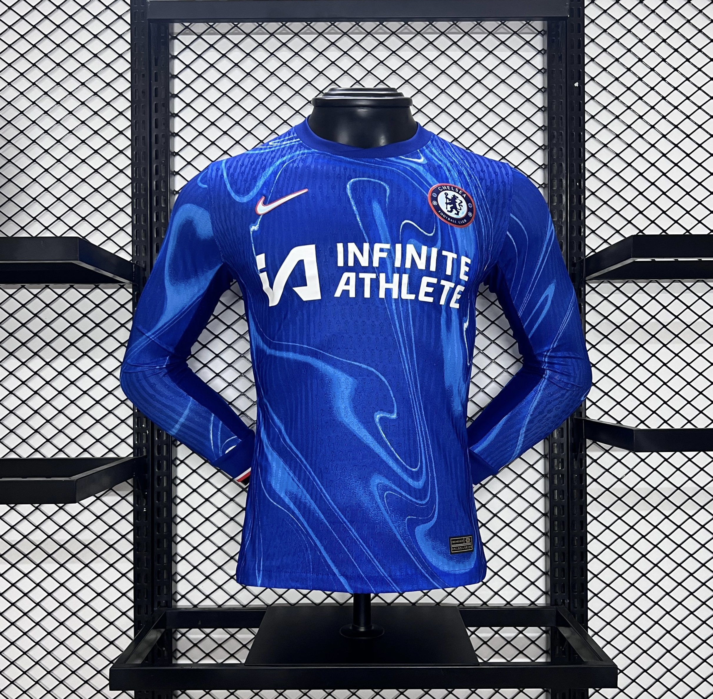 CHELSEA 24-25 Home Long Sleeve Jersey - Player Version - ReplicasJersey