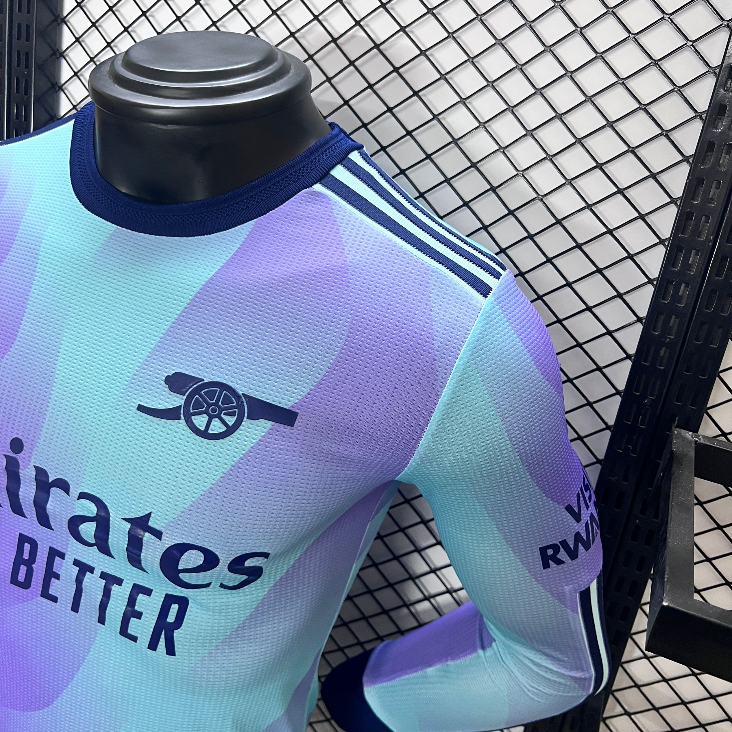 Arsenal 24-25 Third Long Sleeve Jersey - Player Version - ReplicasJersey