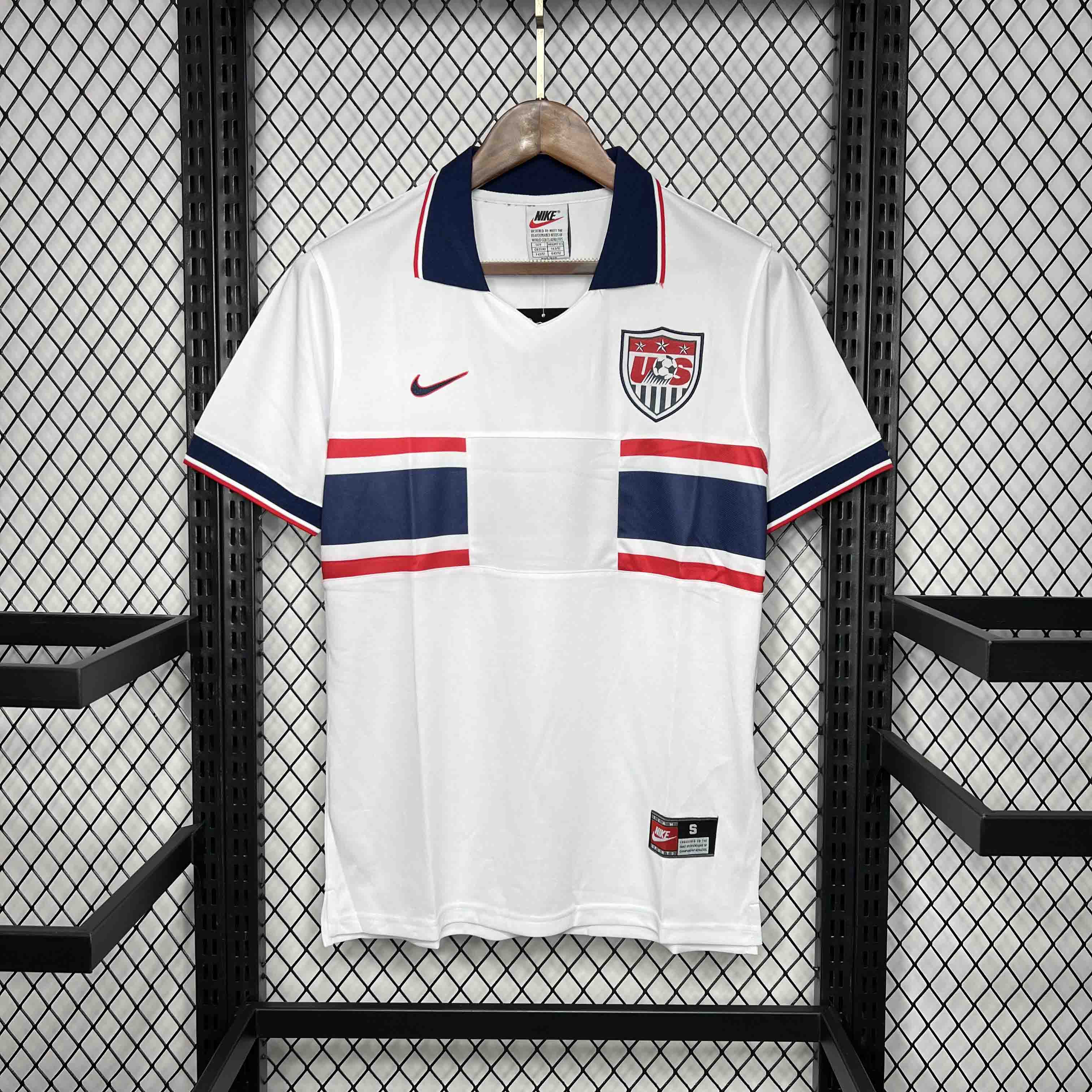 Retro United States USA 1995 Home Stadium Jersey - ReplicasJersey