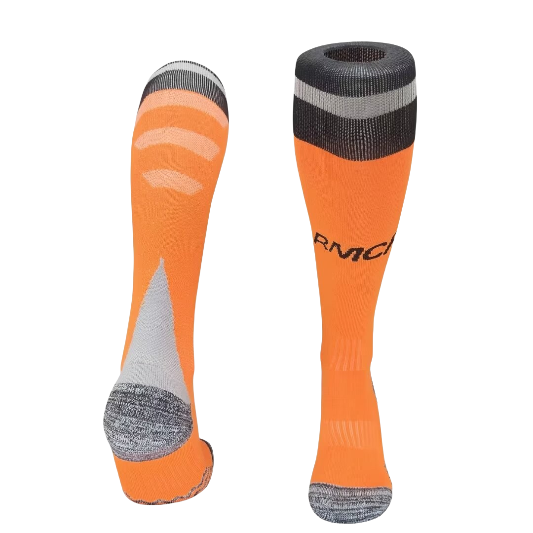Real Madrid 24-25 Away Socks - Orange - ReplicasJersey
