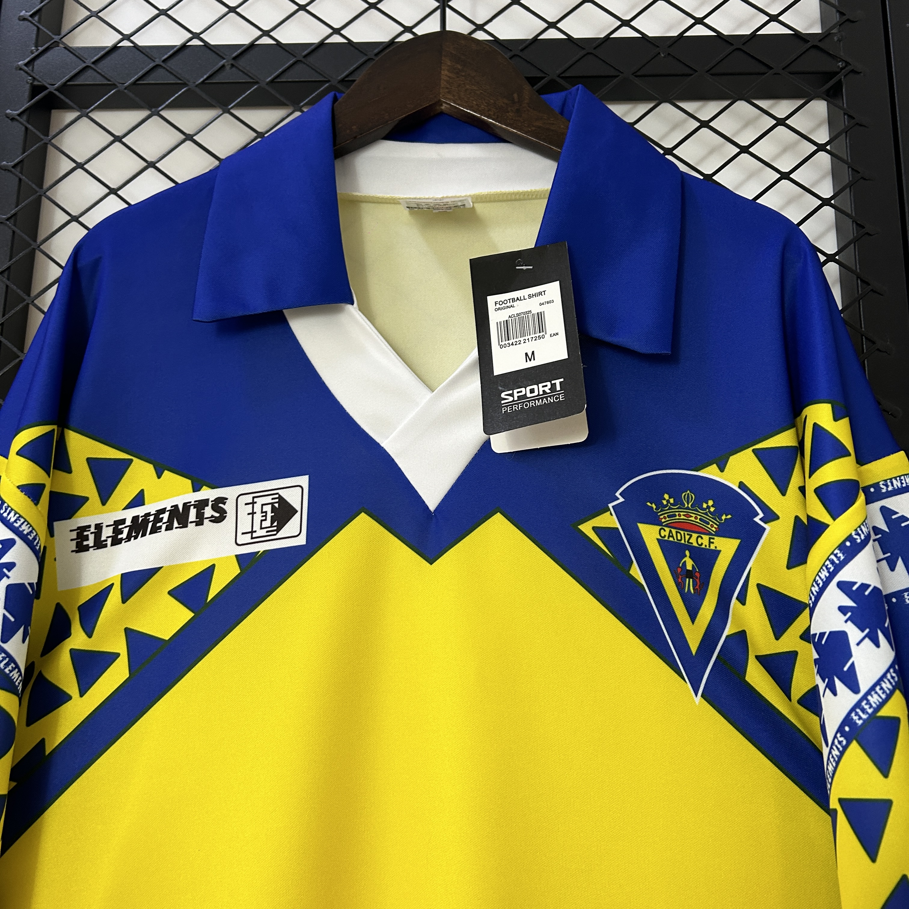 Retro Cádiz Cadiz 1991-92 Home Unsponsored Jersey - ReplicasJersey