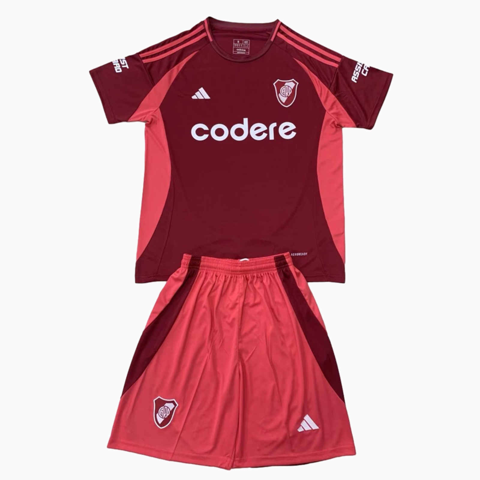 River Plate 24-25 Away Men's Adult Jersey Set - Fans Version - ReplicasJersey