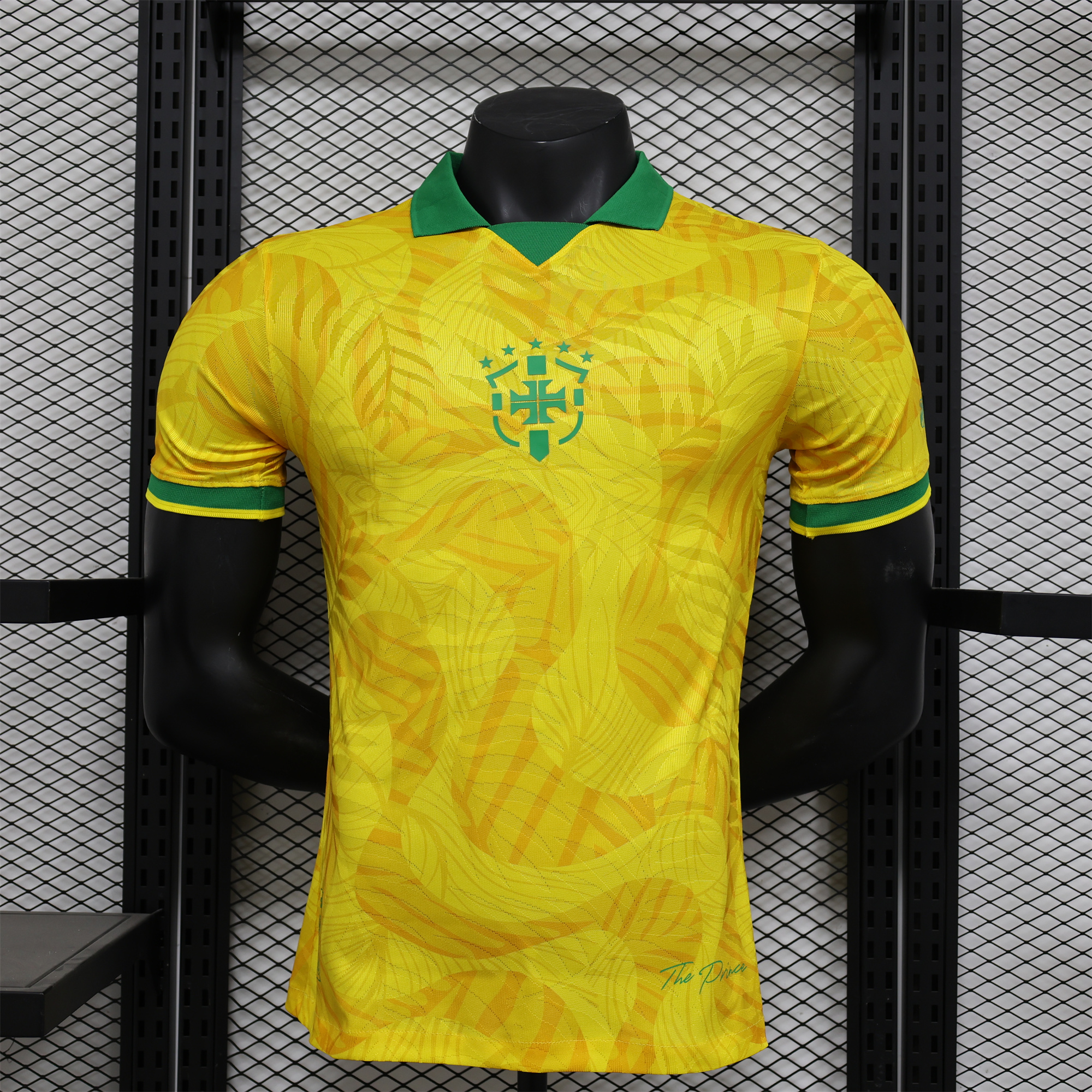 Brazil 2024-25 COMMA Neymar Jersey - Player Version - ReplicasJersey