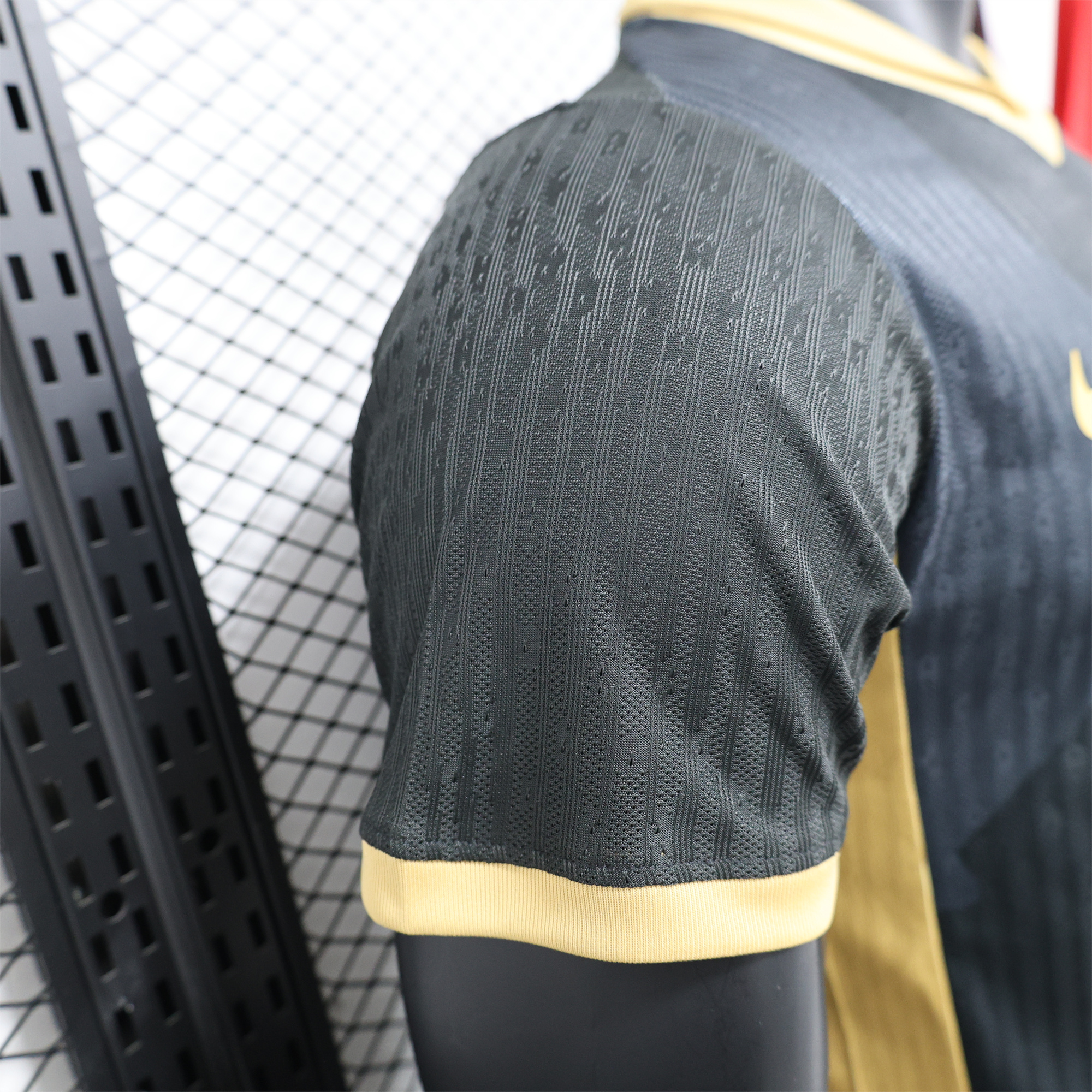 B.A.R.S.A 24-25 Black Gold Special Edition Jersey - Player Version - ReplicasJersey