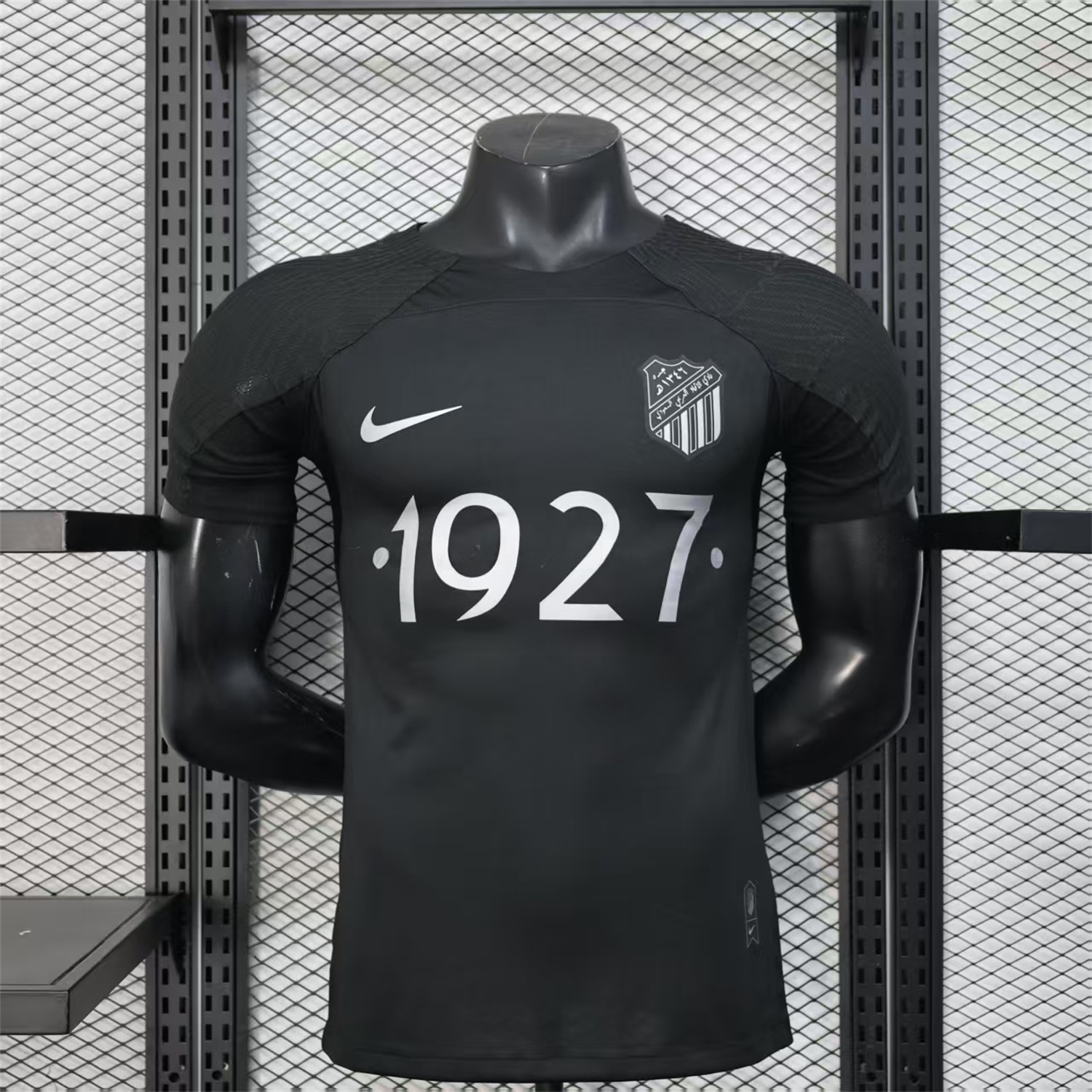Al Ittihad Jeddah United 25-26 Silver 1927 Anniversary Black Jersey - Player Version - ReplicasJersey