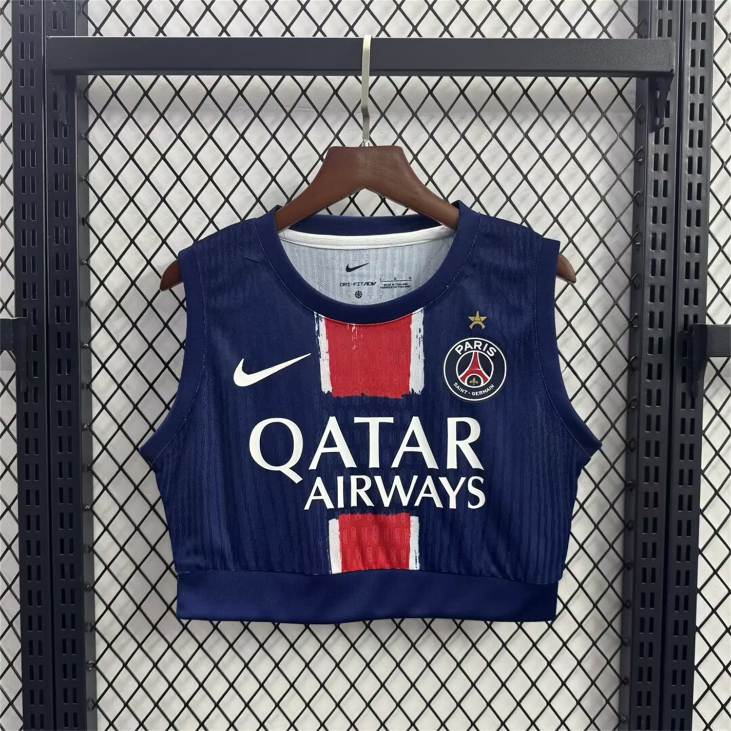 Women's Paris Saint-Germain PSG 2025 Champions League Eiffel Tower Star Yoga Vest - ReplicasJersey