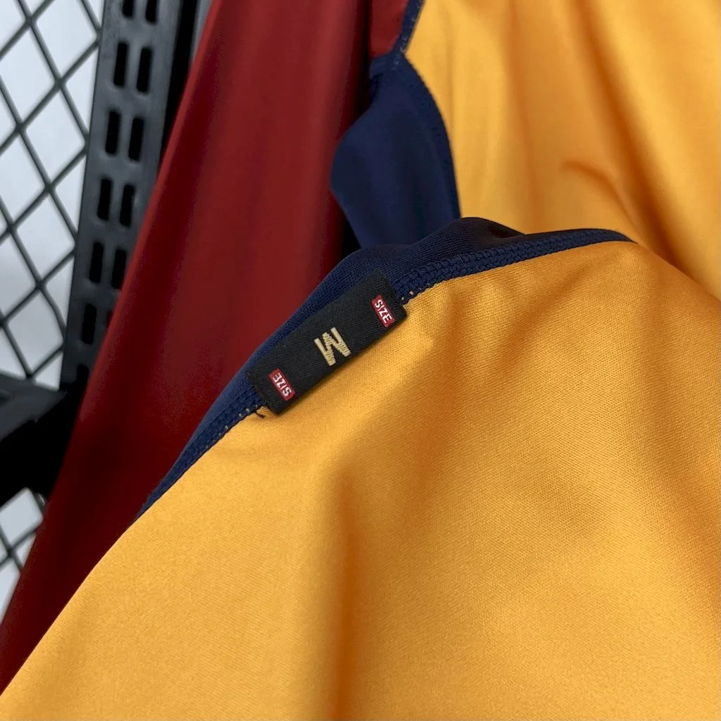 Retro Roma 2001-02 Home Long Sleeves Jersey - ReplicasJersey