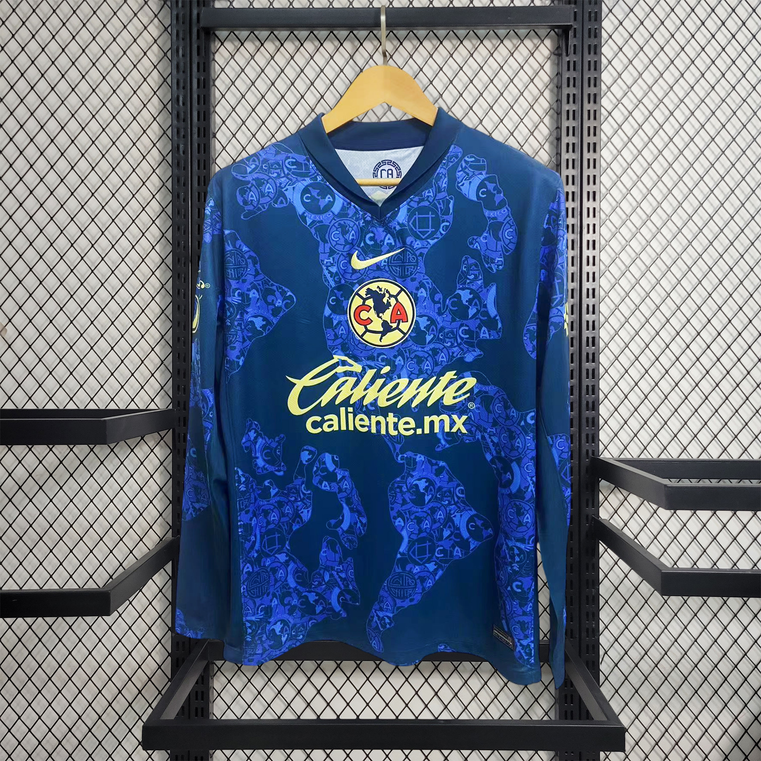 Club América 24-25 Away Long Sleeve Jersey - Fans Version - ReplicasJersey