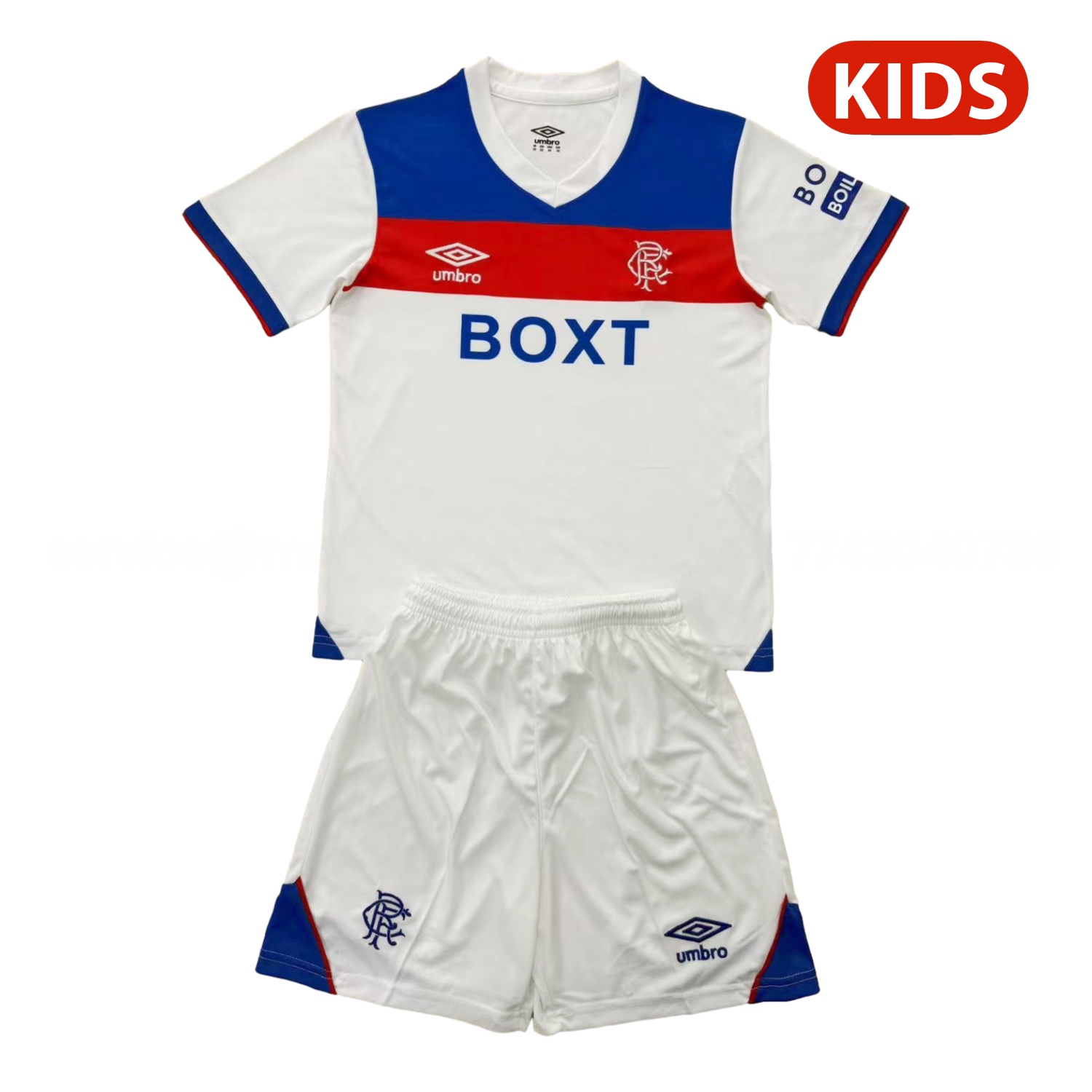 Glasgow Rangers 25-26 Away Kids Kit - ReplicasJersey
