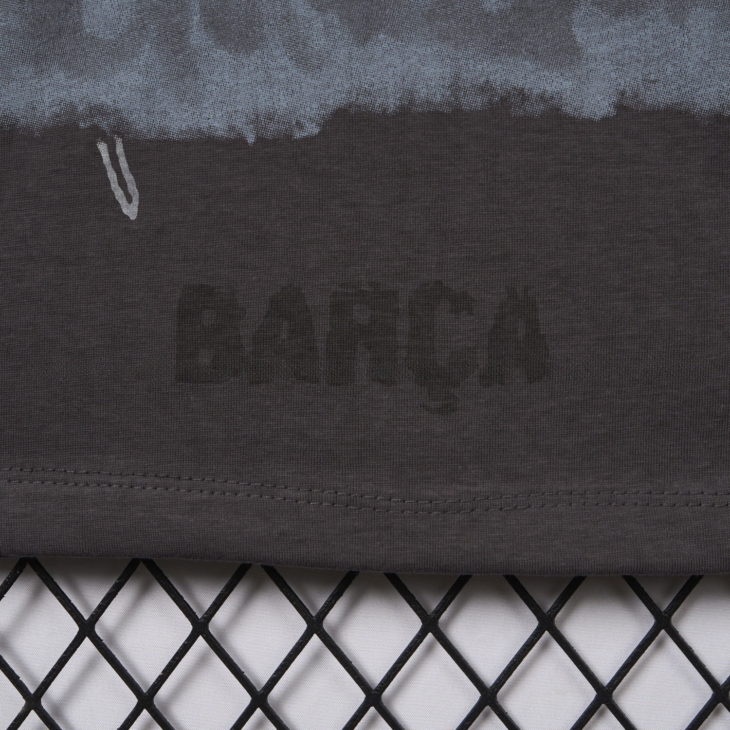 B.A.R.S.A x Travis Scott 24-25 Football Eagle Pattern Dark Grey T-shirt - ReplicasJersey