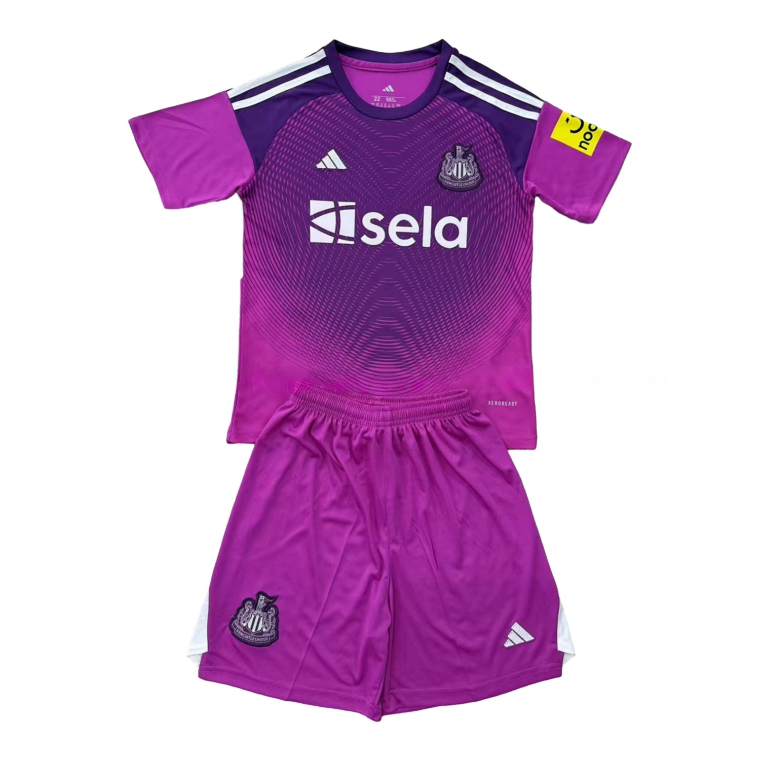 Newcastle United 25-26 Purple Goalkeeper Men's Adult Jersey Set - Fans Version - ReplicasJersey