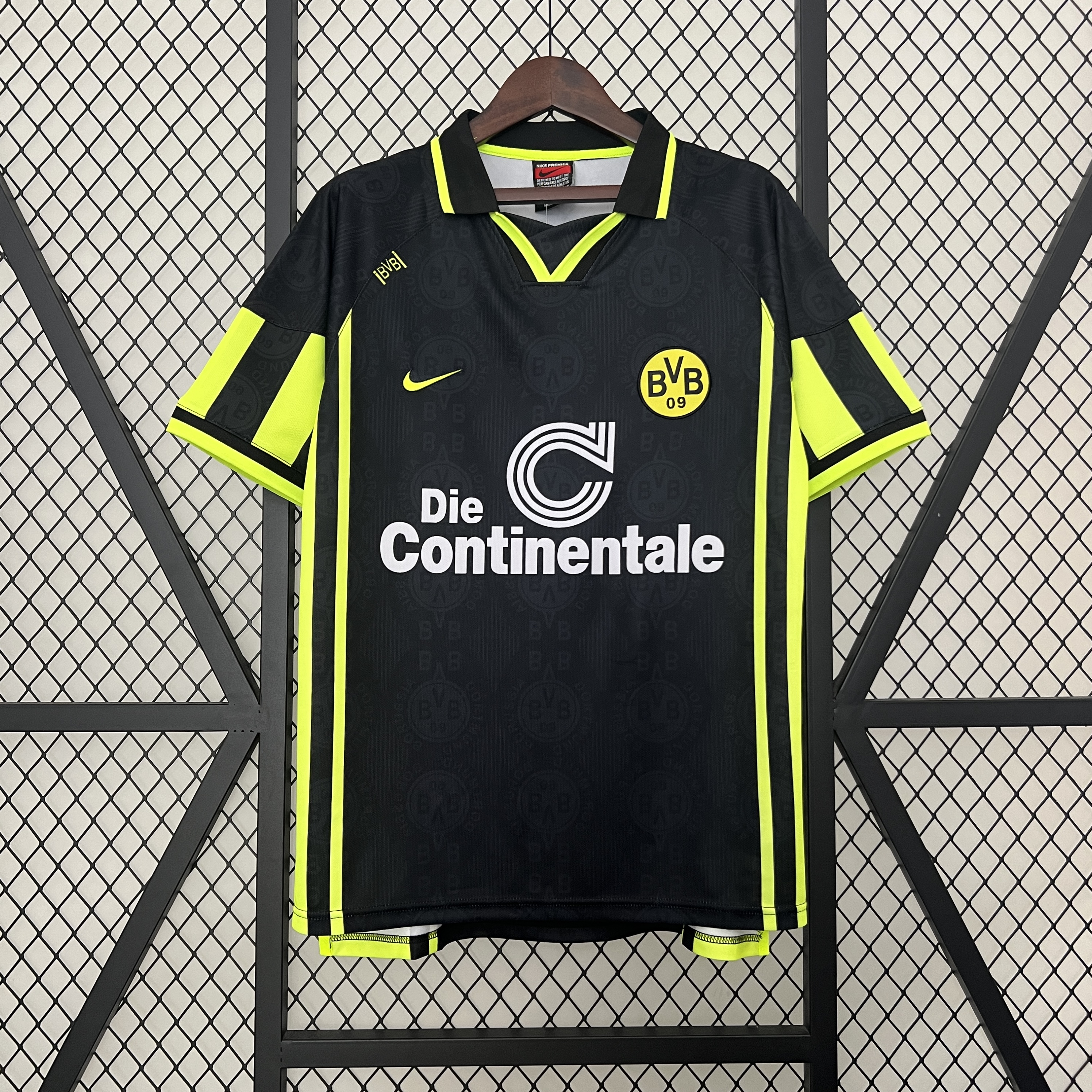 Retro Dortmund 1996-97 Away Jersey - ReplicasJersey