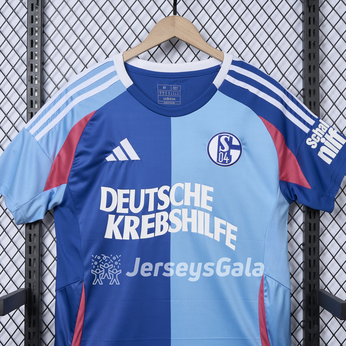 Schalke 04 24-25 German Cancer Aid Special Jersey - Fans Version - ReplicasJersey