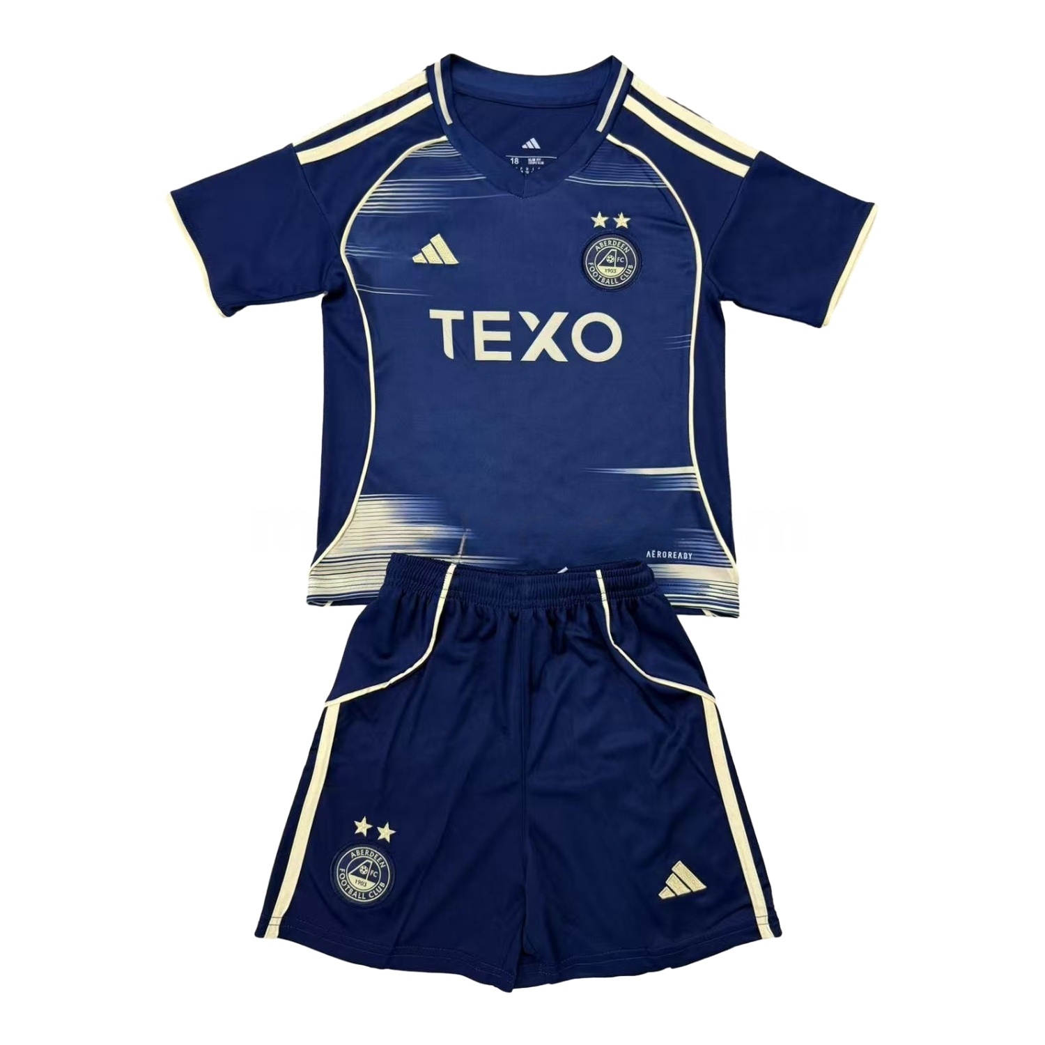 Aberdeen 25-26 Away Men's Adult Jersey Set - Fans Version - ReplicasJersey