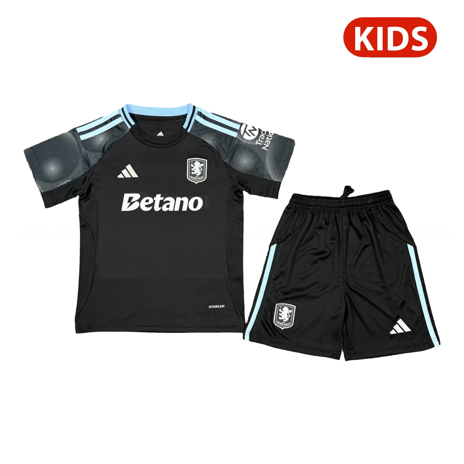 Aston Villa 25-26 Away Kids Kit - ReplicasJersey