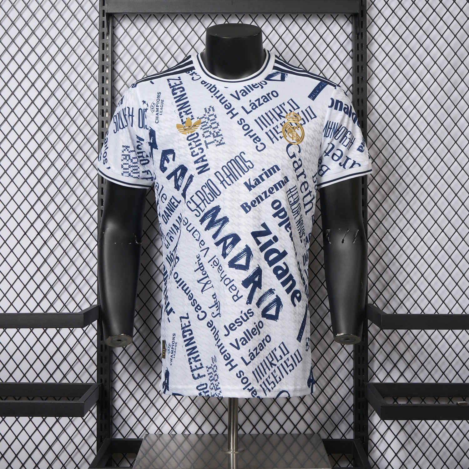 Real Madrid 25-26 Graffiti Of Football Star Names Special Jersey - Player Version - ReplicasJersey