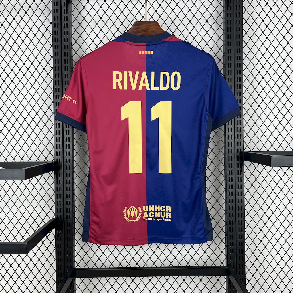B.A.R.S.A 24-25 Home Unsponsored 125th Anniversary Jersey - Fans Version - ReplicasJersey