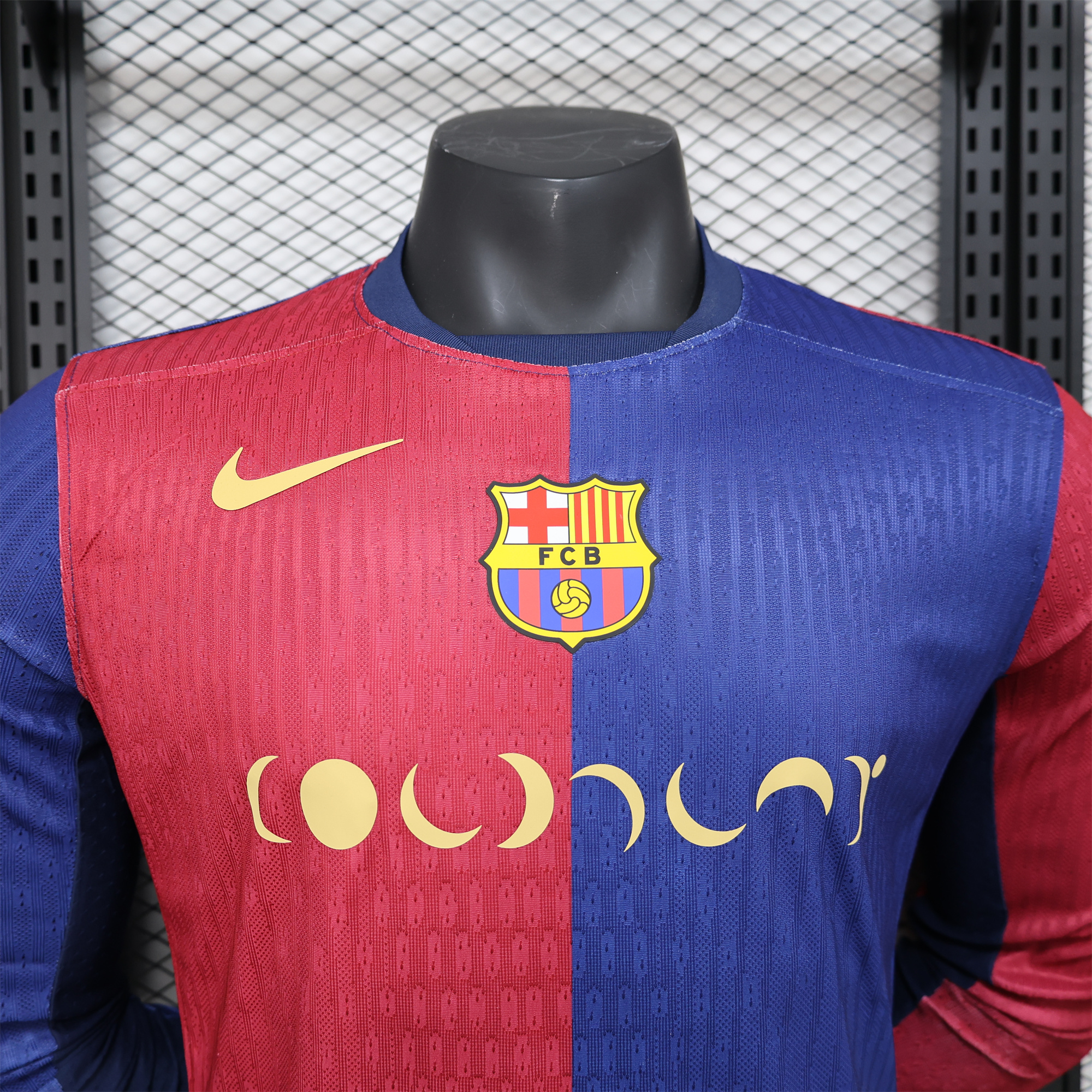 B.A.R.S.A X Coldplay 24-25 Home Co-Branded Long Sleeve Jersey - Player Version - ReplicasJersey