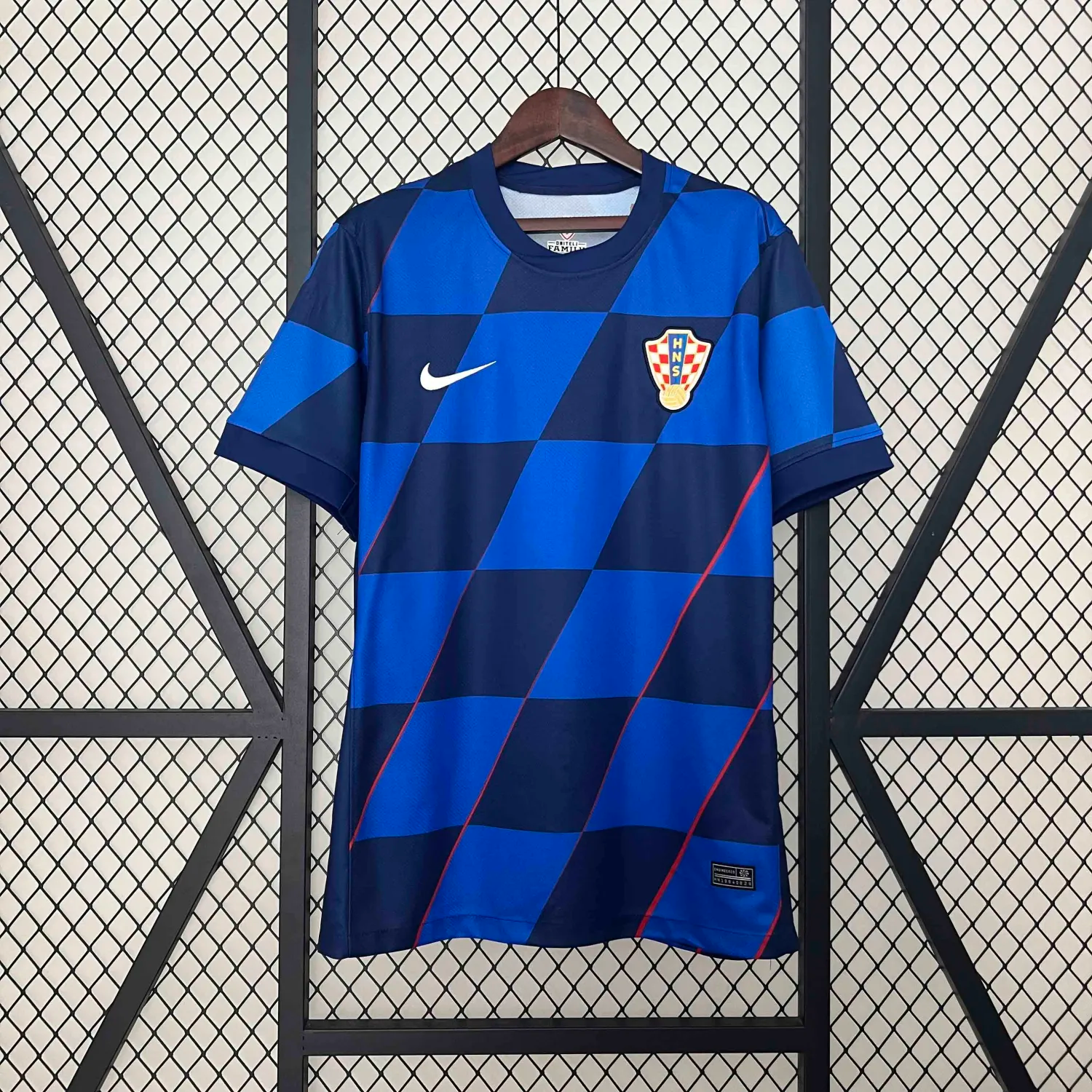 Croatia 2024 Away Stadium Jersey - Fans Version - ReplicasJersey