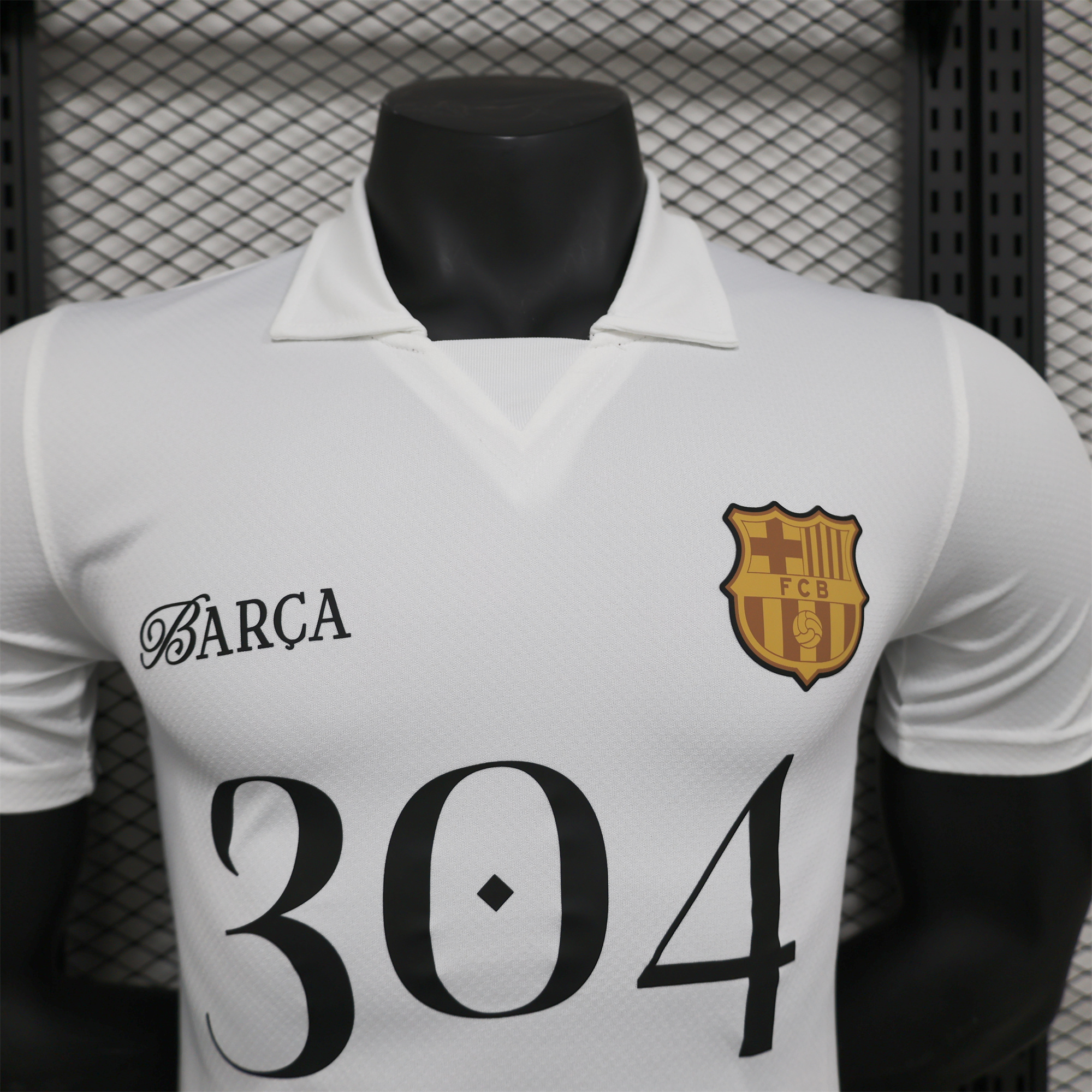 B.A.R.S.A 24-25 Yamal Anniversary White Jersey - Player Version - ReplicasJersey