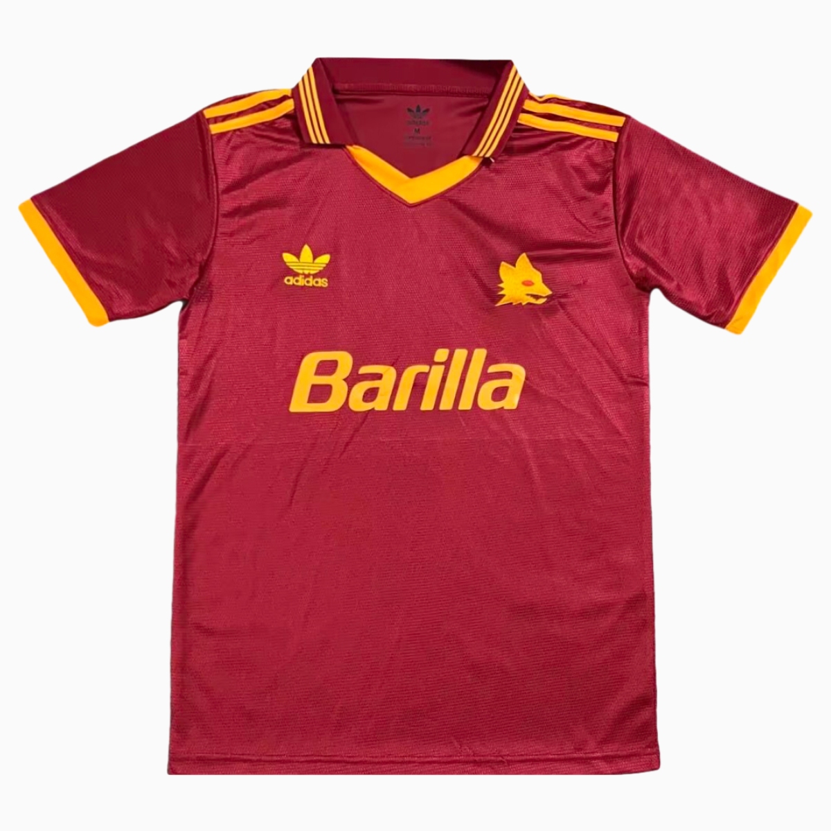 Retro AS Roma 1992-94 Home Jersey - ReplicasJersey