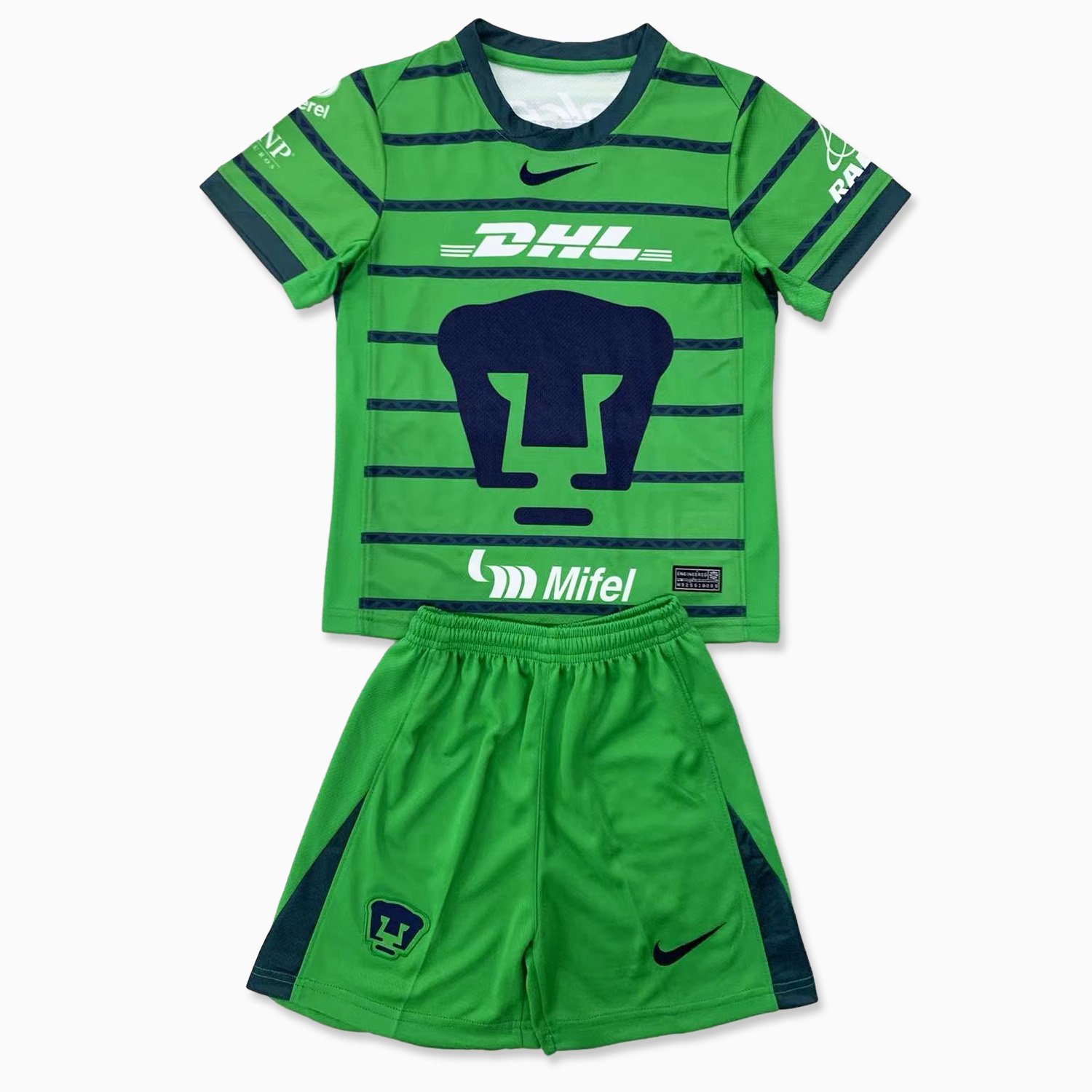 Pumas UNAM 24-25 Green Goalkeeper Kids Kit - ReplicasJersey