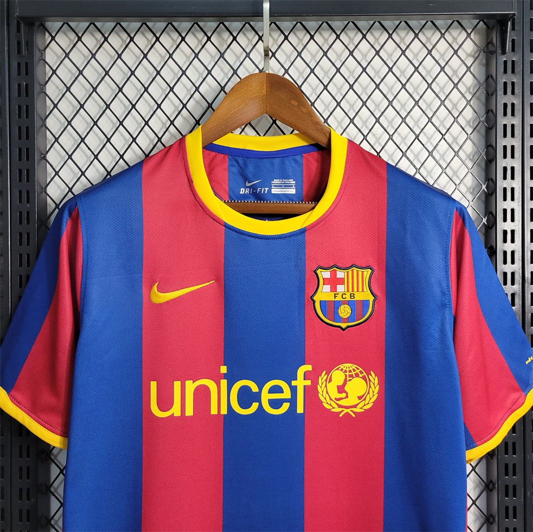 B.A.R.S.A Retro 10-11 Home Stadium Jersey - ReplicasJersey