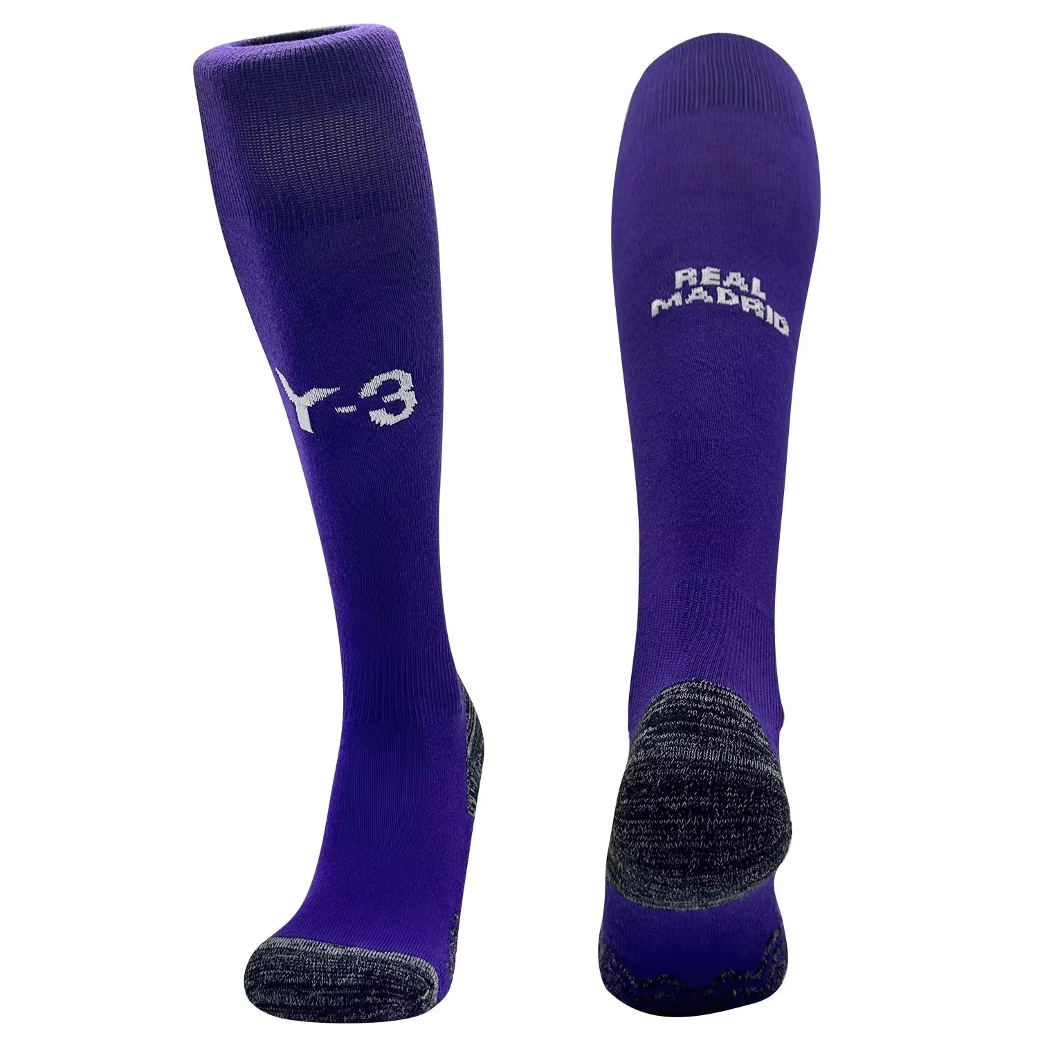 Real Madrid 24-25 Y-3 Socks - Purple - ReplicasJersey