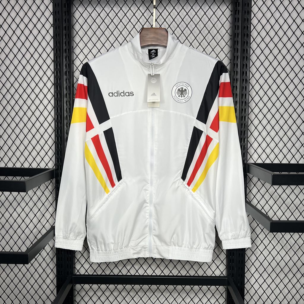 Germany 2024 White Windbreaker - Player Version - ReplicasJersey