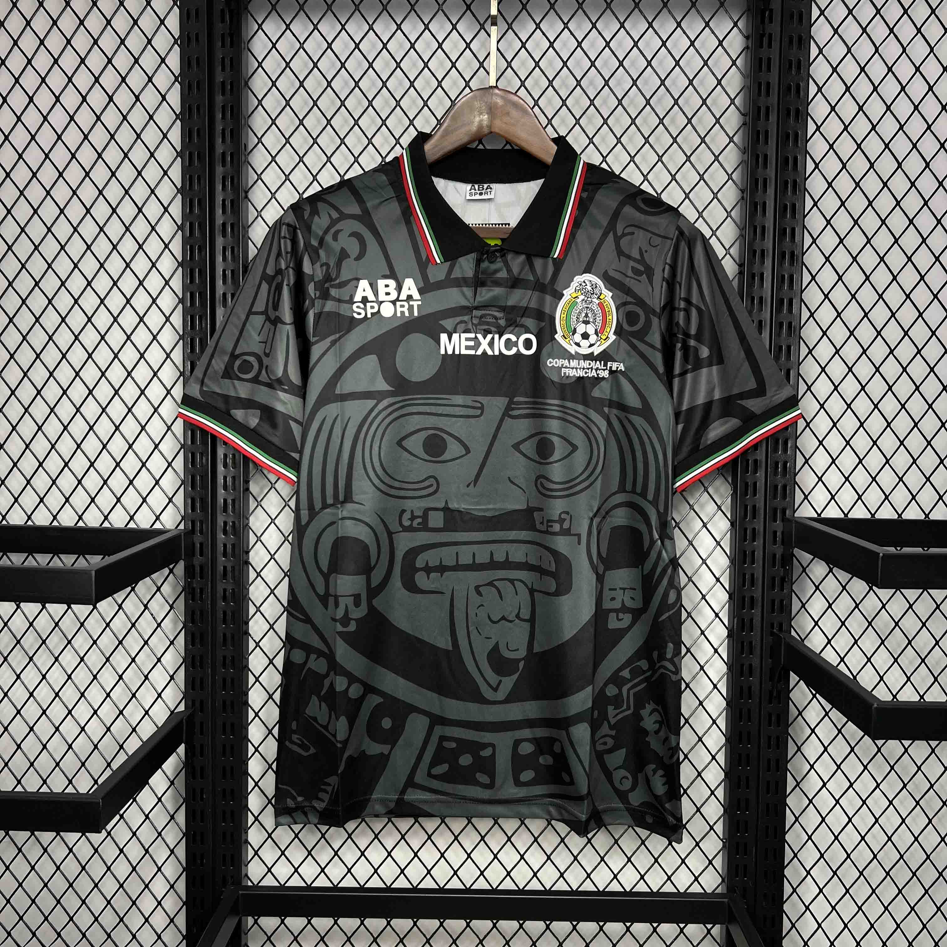 Retro Mexico 1998 Third Jersey - ReplicasJersey