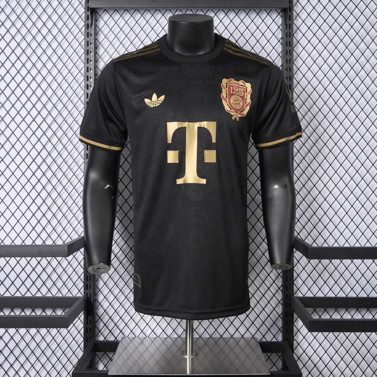 Bayern Munich 2025 Black 125th Anniversary Jersey - Player Version - ReplicasJersey