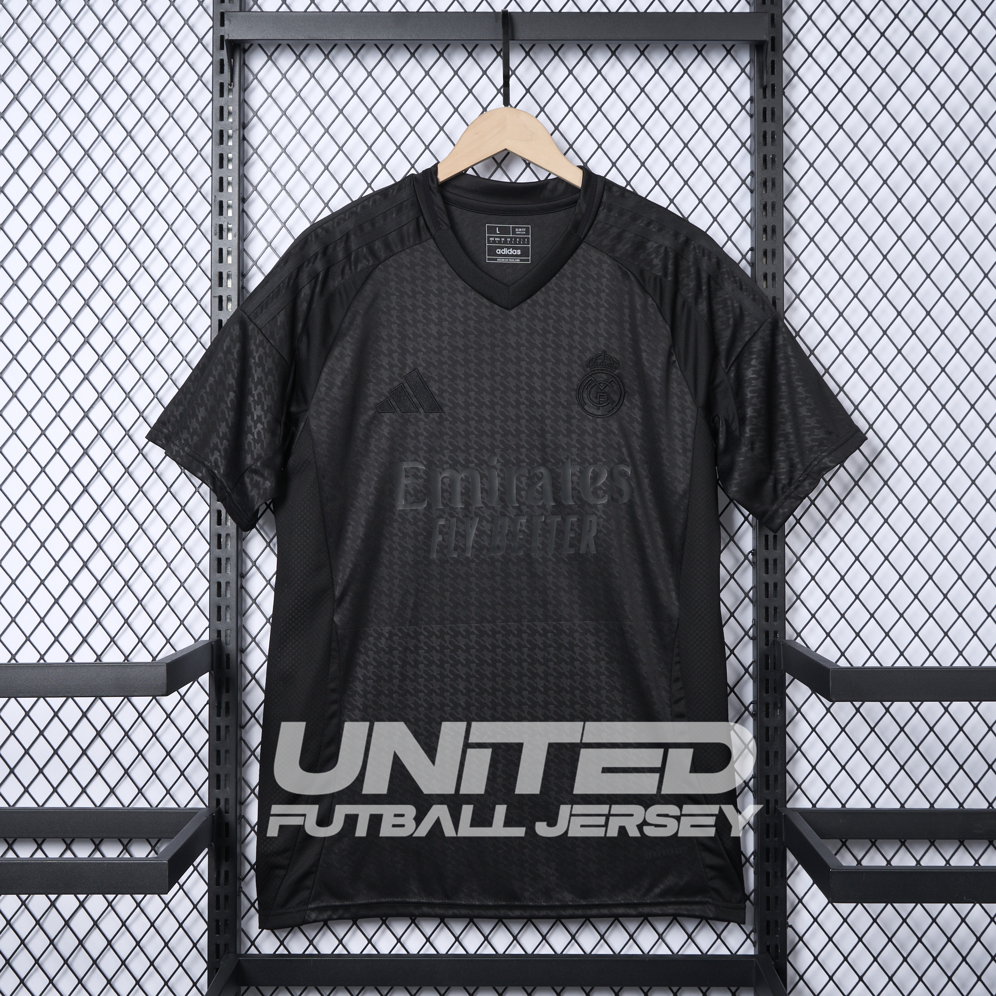 Real Madrid 24-25 Pure Black Special Edition Jersey - Fans Version - ReplicasJersey