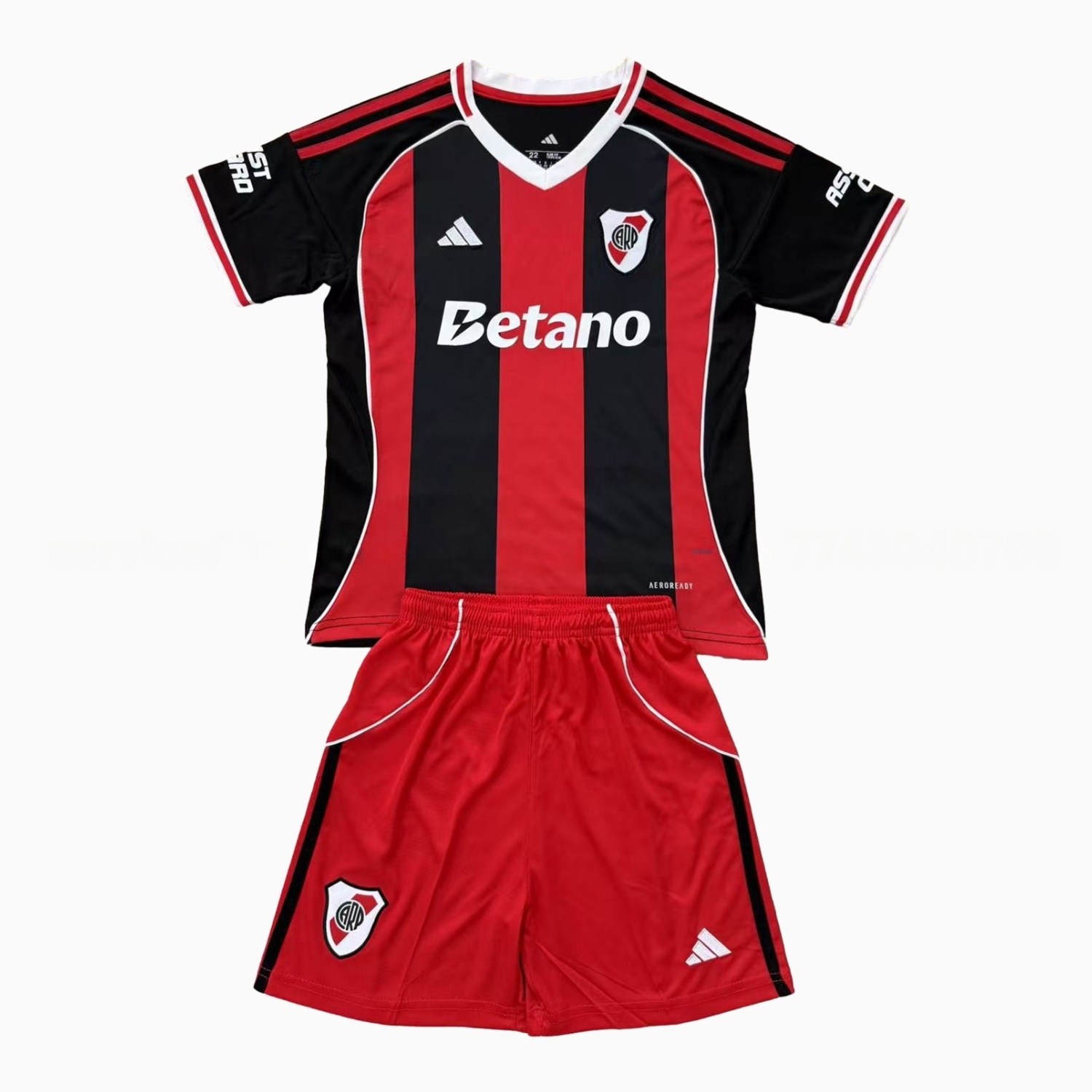 River Plate 25-26 Away Men's Adult Jersey Set - Fans Version - ReplicasJersey