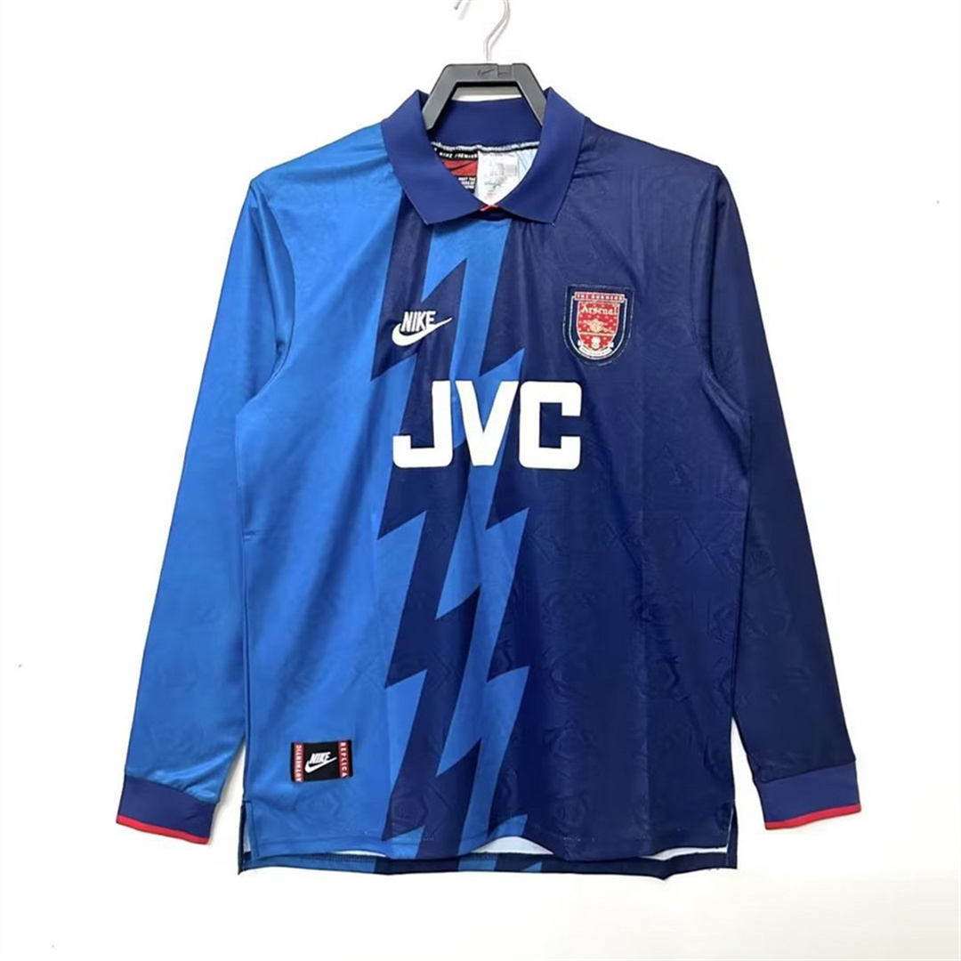 Arsenal Retro 95-96 Away Long Sleeve Jersey - ReplicasJersey