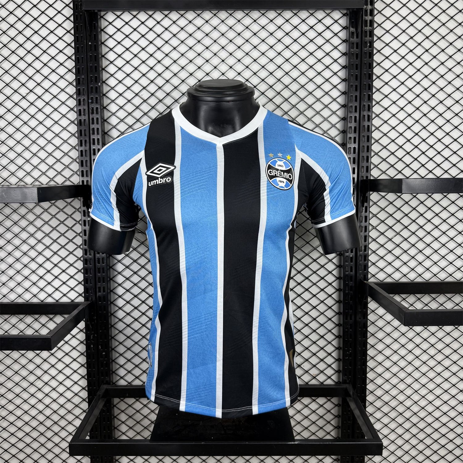 Gremio 24-25 Home Unsponsored Jersey - Player Version - ReplicasJersey