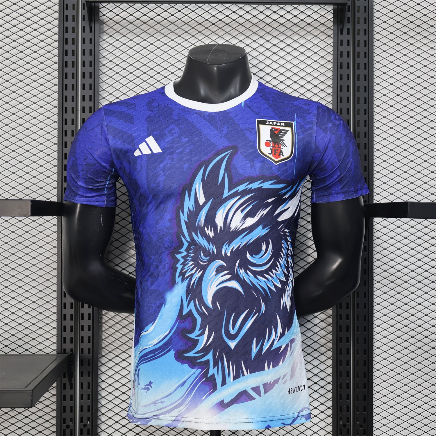 Japan 25-26 Light Blue Owl Deep Blue Special Jersey - Player Version - ReplicasJersey