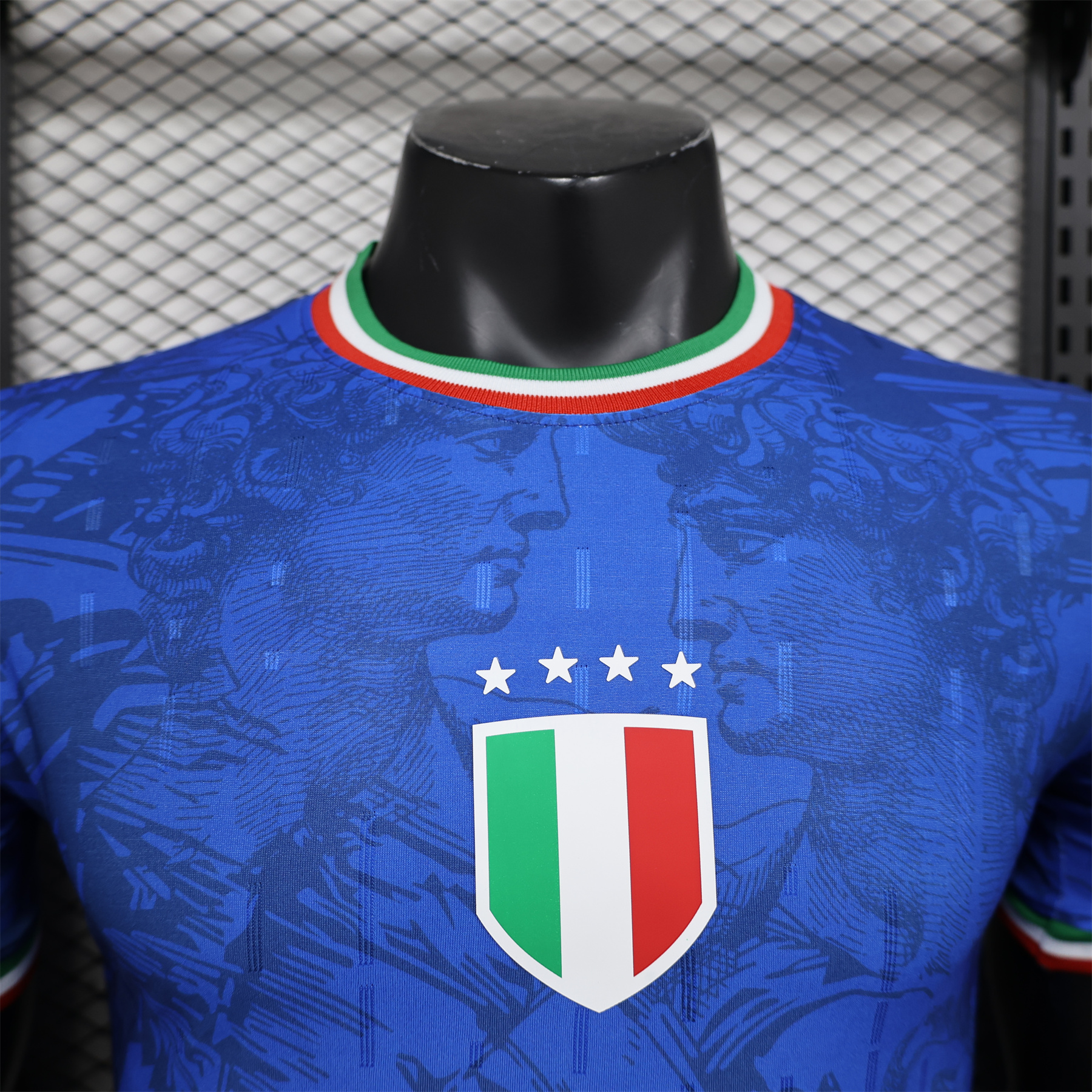 Italy 2024 Blue Special Edition Jersey - Player Version - ReplicasJersey