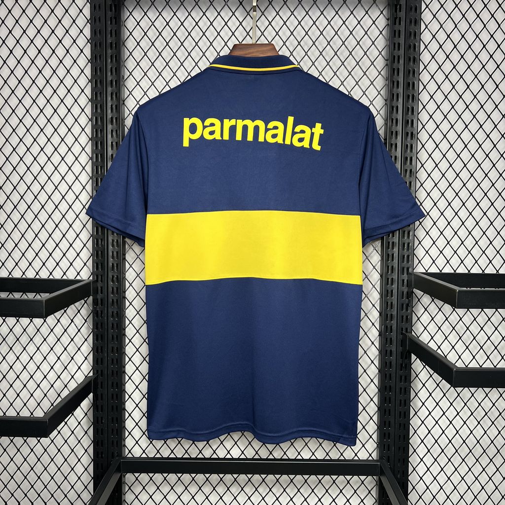 Retro Boca Juniors 1994-95 Home Stadium Jersey - ReplicasJersey