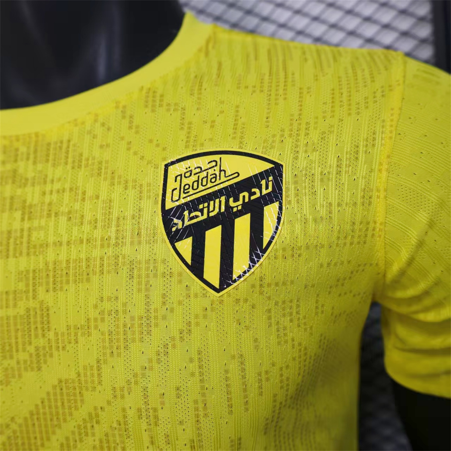 Al Ittihad Jeddah United 24-25 Pre-Match Yellow Jersey - Player Version - ReplicasJersey
