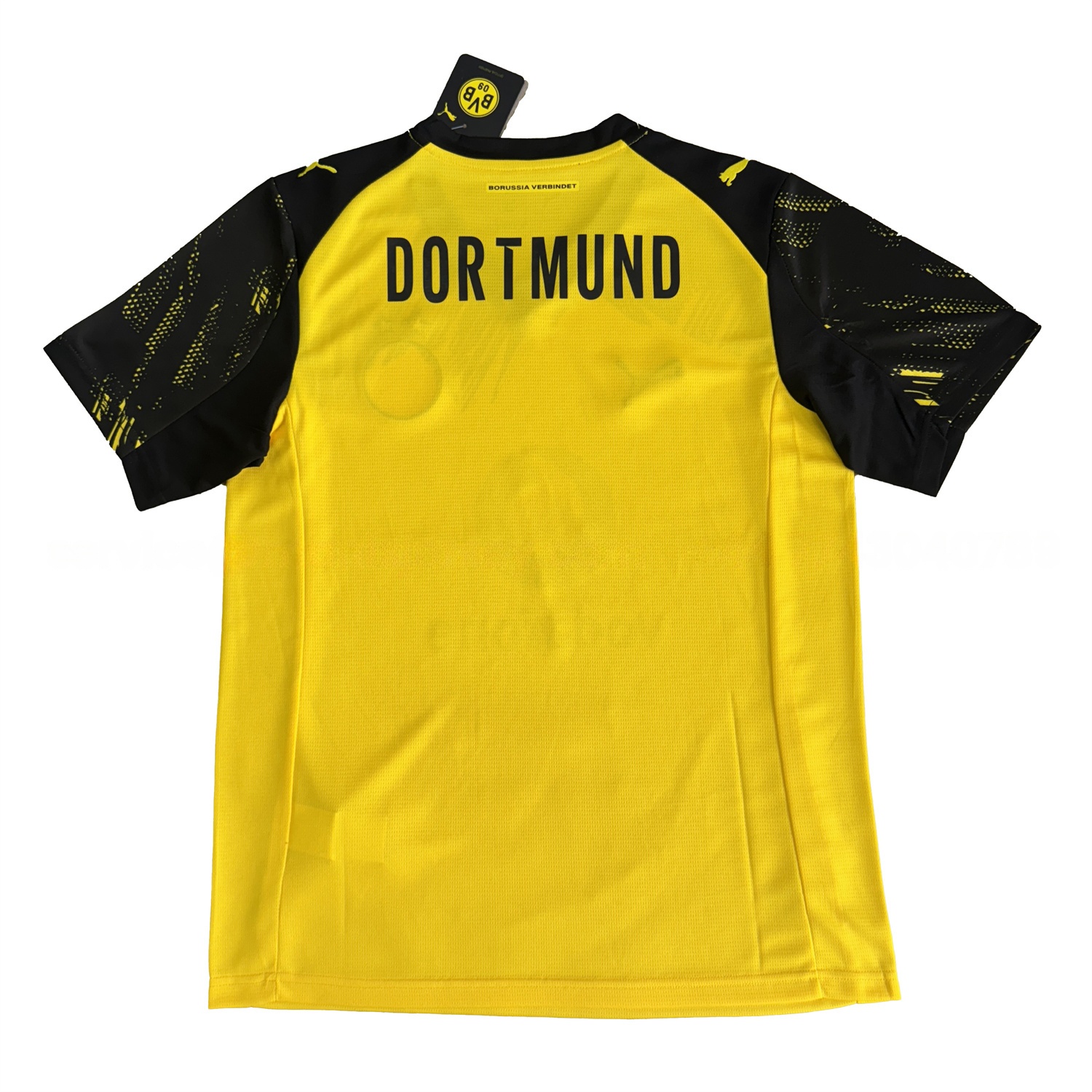 Dortmund 25-26 Home Unsponsored Jersey With Chest Sponsor - Fans Version - ReplicasJersey