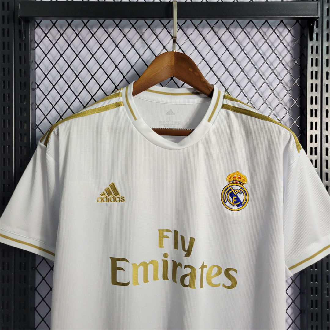 Retro Real Madrid 19-20 Home Stadium Jersey - ReplicasJersey
