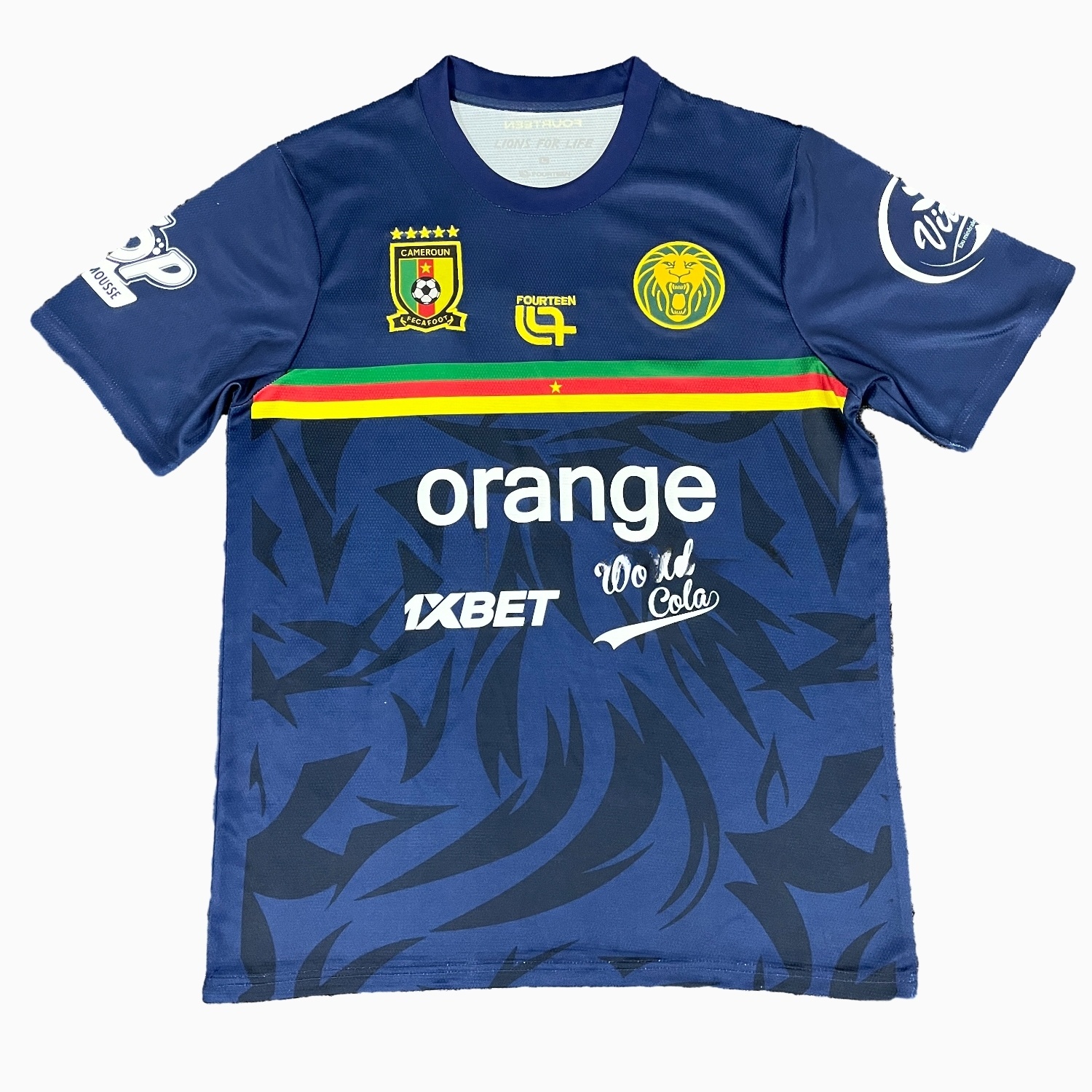 Cameroon 25-26 Blue Training Jersey - Fans Version - ReplicasJersey
